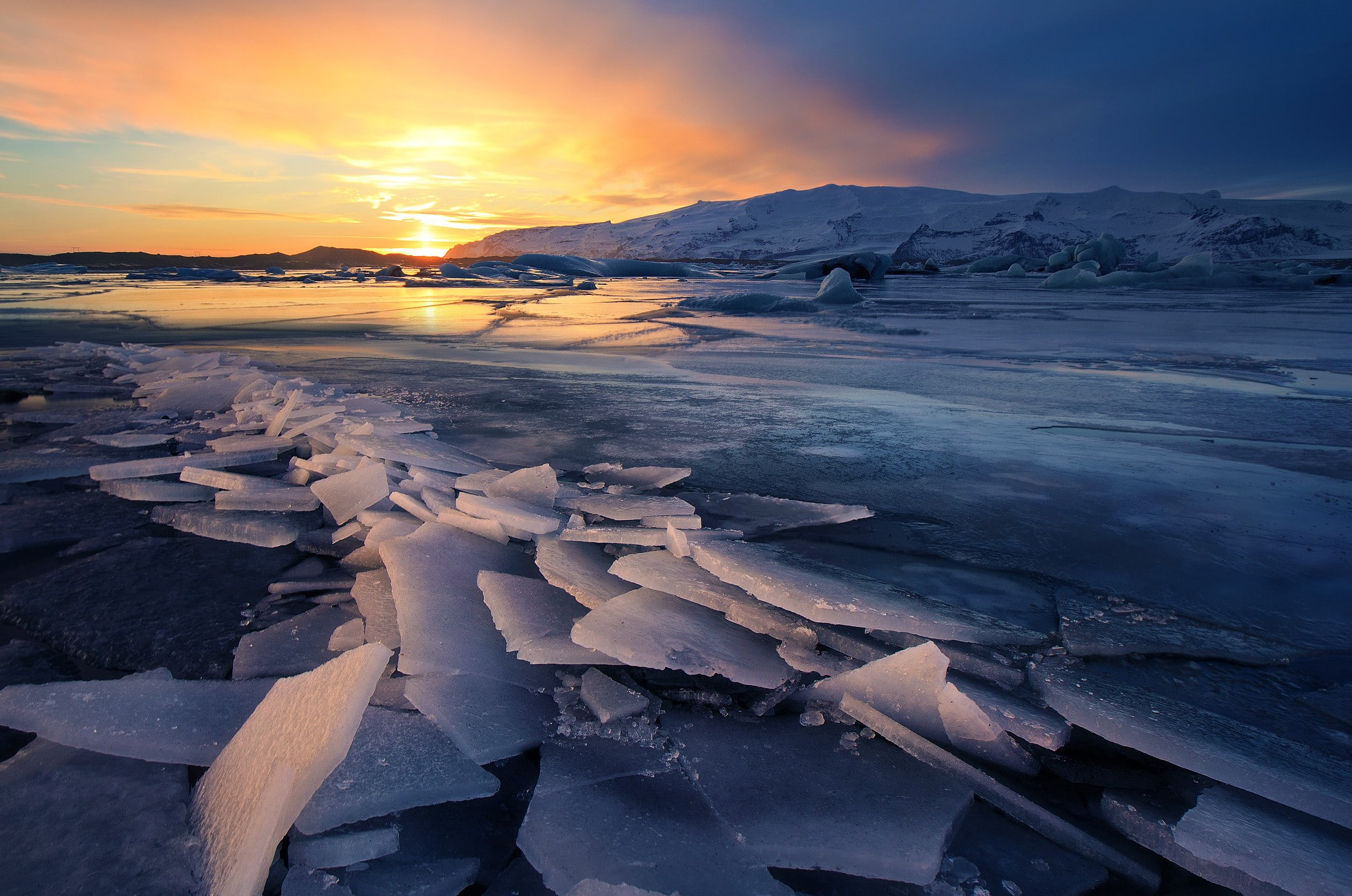 ice, nature, landscape, 1080P, glaciers, HD Wallpaper