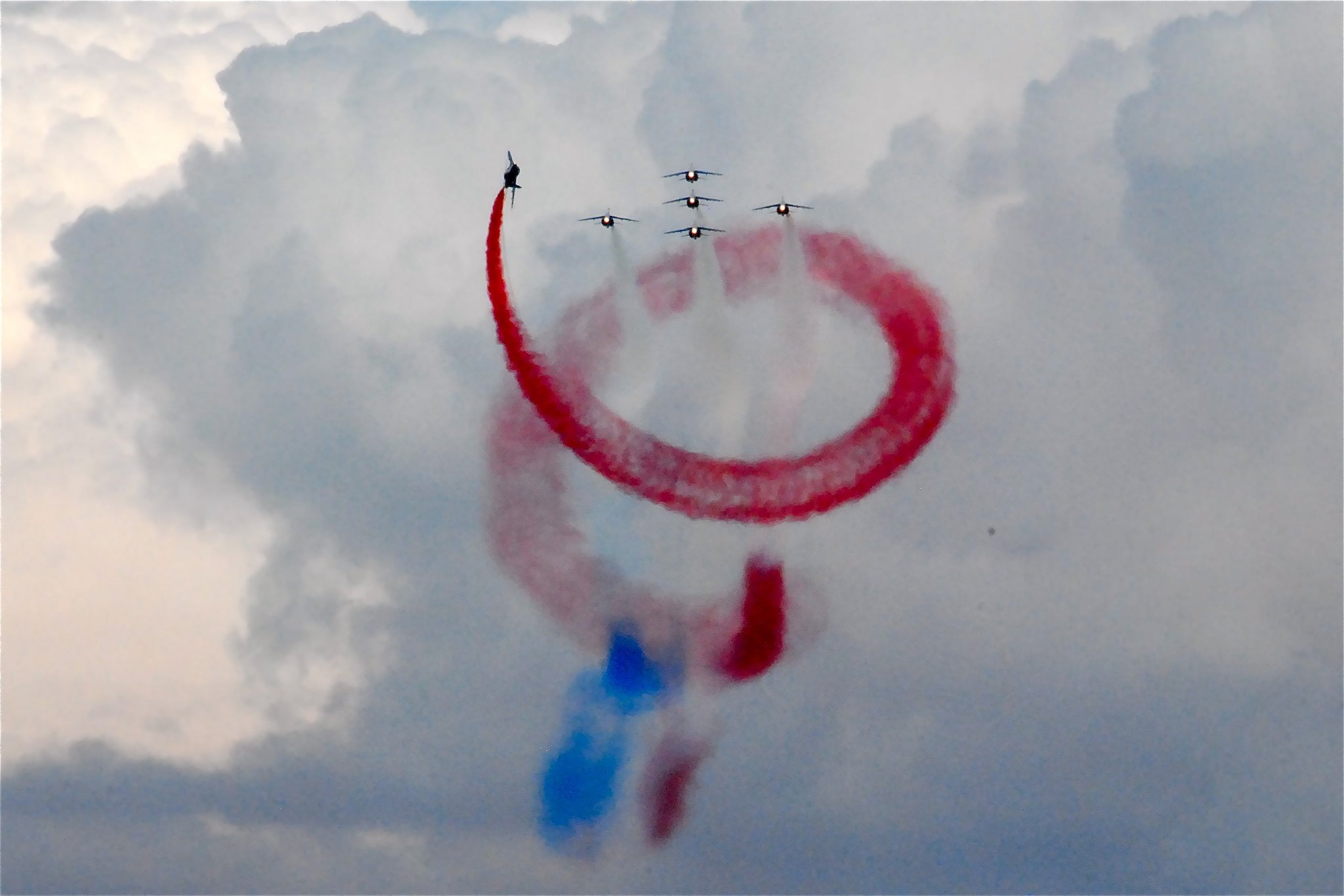 1080P, france, jet, alpha, aviation, contrails, aircraft, patrouille, acrobatic, force, air, HD Wallpaper