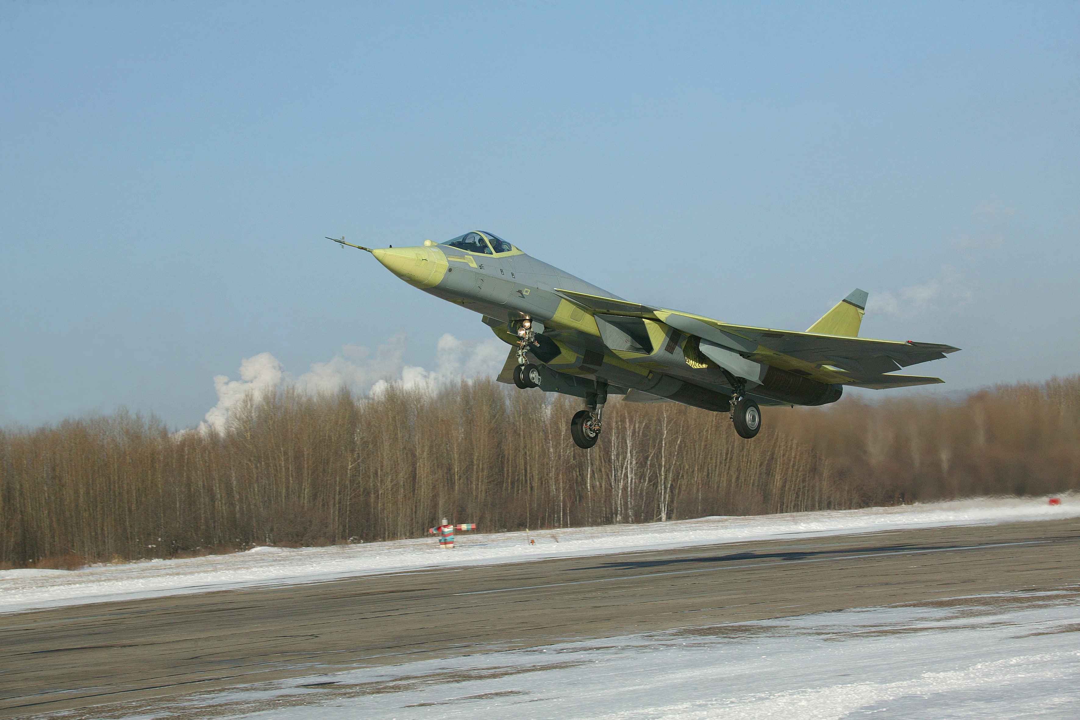 BBC, The fifth generation, The rise, T-50, The plane, 2K, jet, Fighter, green, gray, Multipurpose, PAK FA, Aviation, Day, Winter, Russia, plane, HD Wallpaper