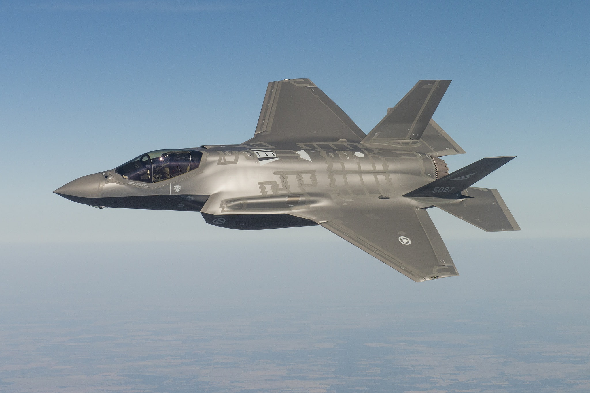 F-35, 5 generation aircraft, 1080P, Aviation, The fifth generation fighter, HD Wallpaper