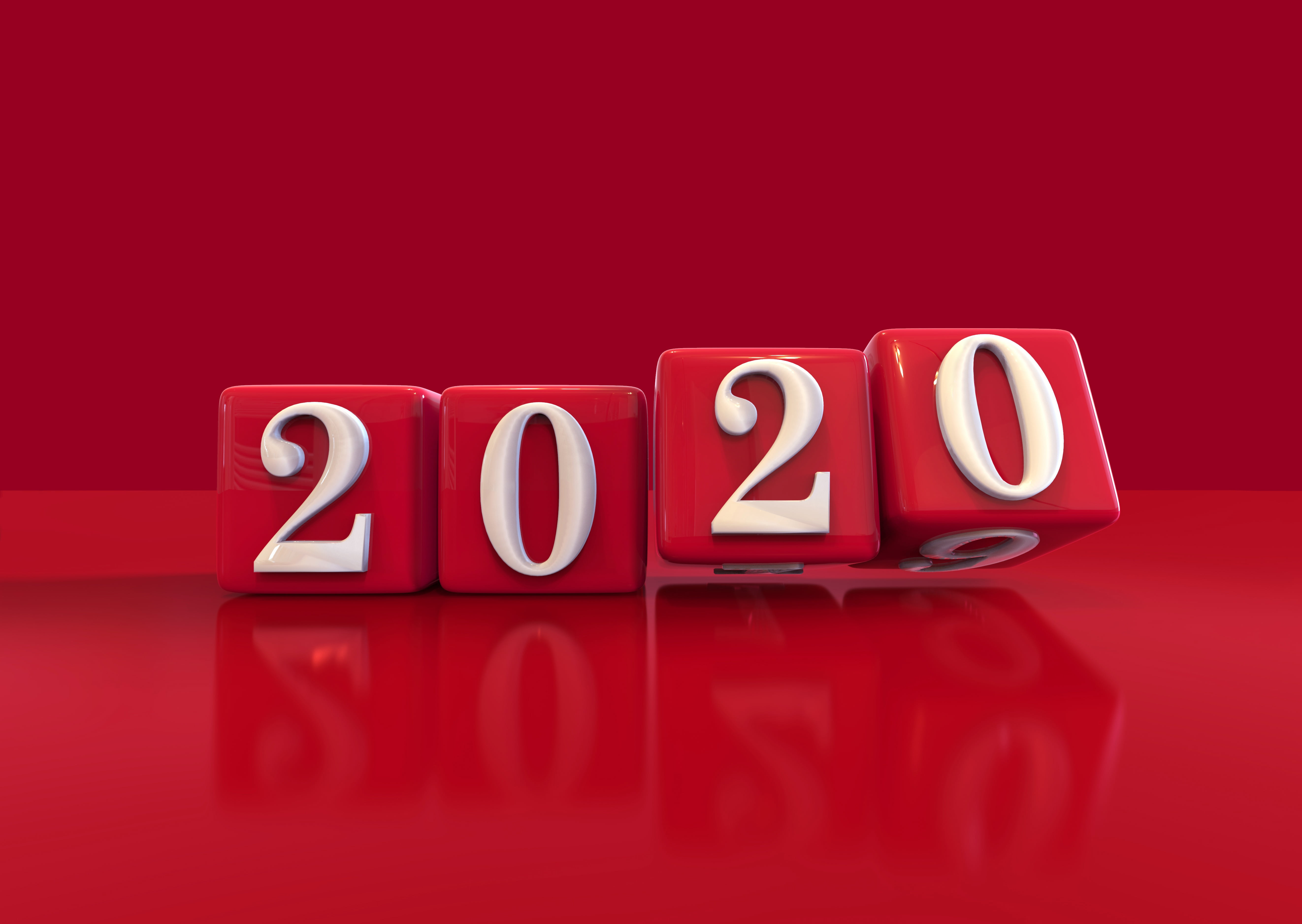 5K, New Year 2020, Holiday, New Year, HD Wallpaper
