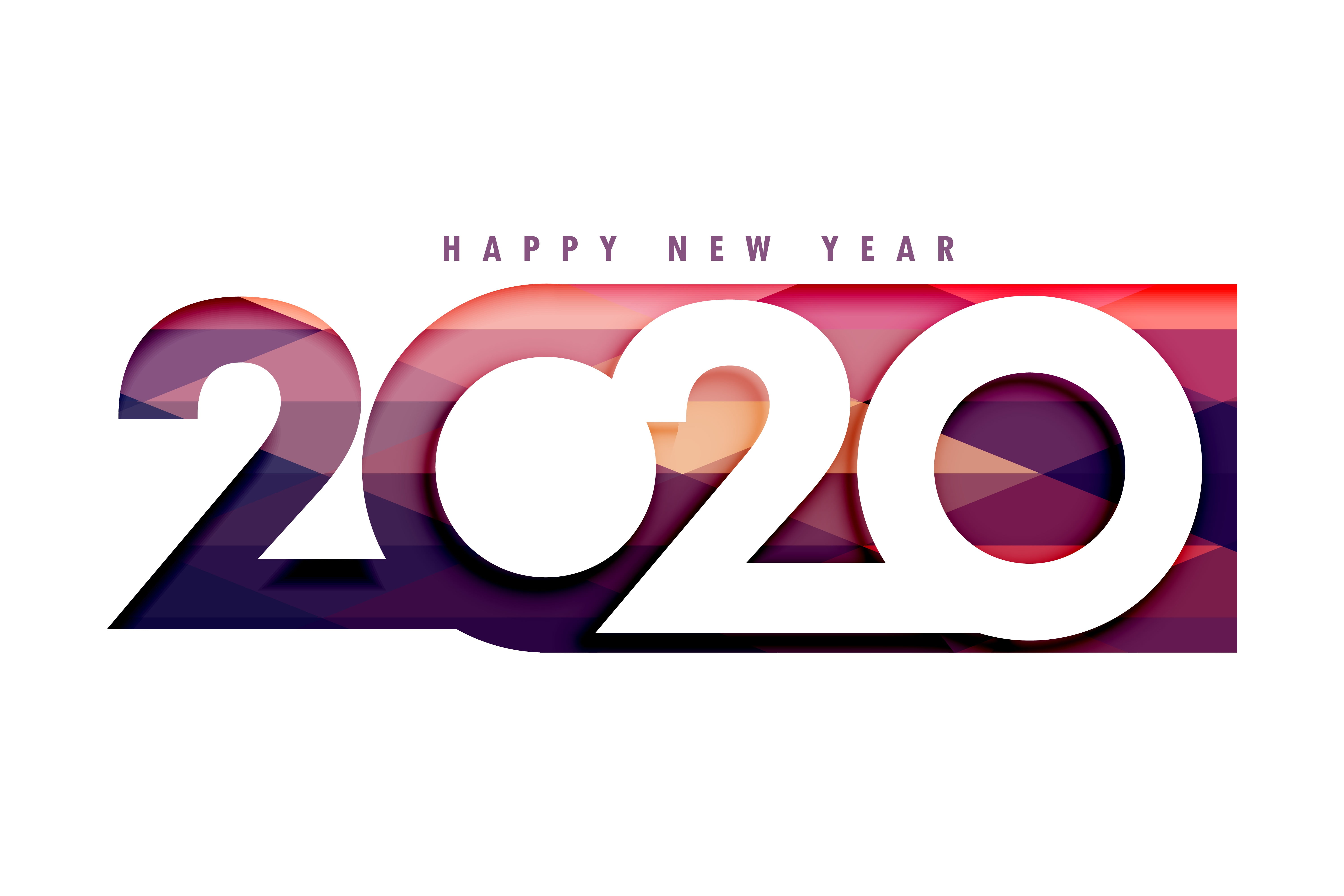 5K, New Year 2020, Holiday, Happy New Year, New Year, HD Wallpaper