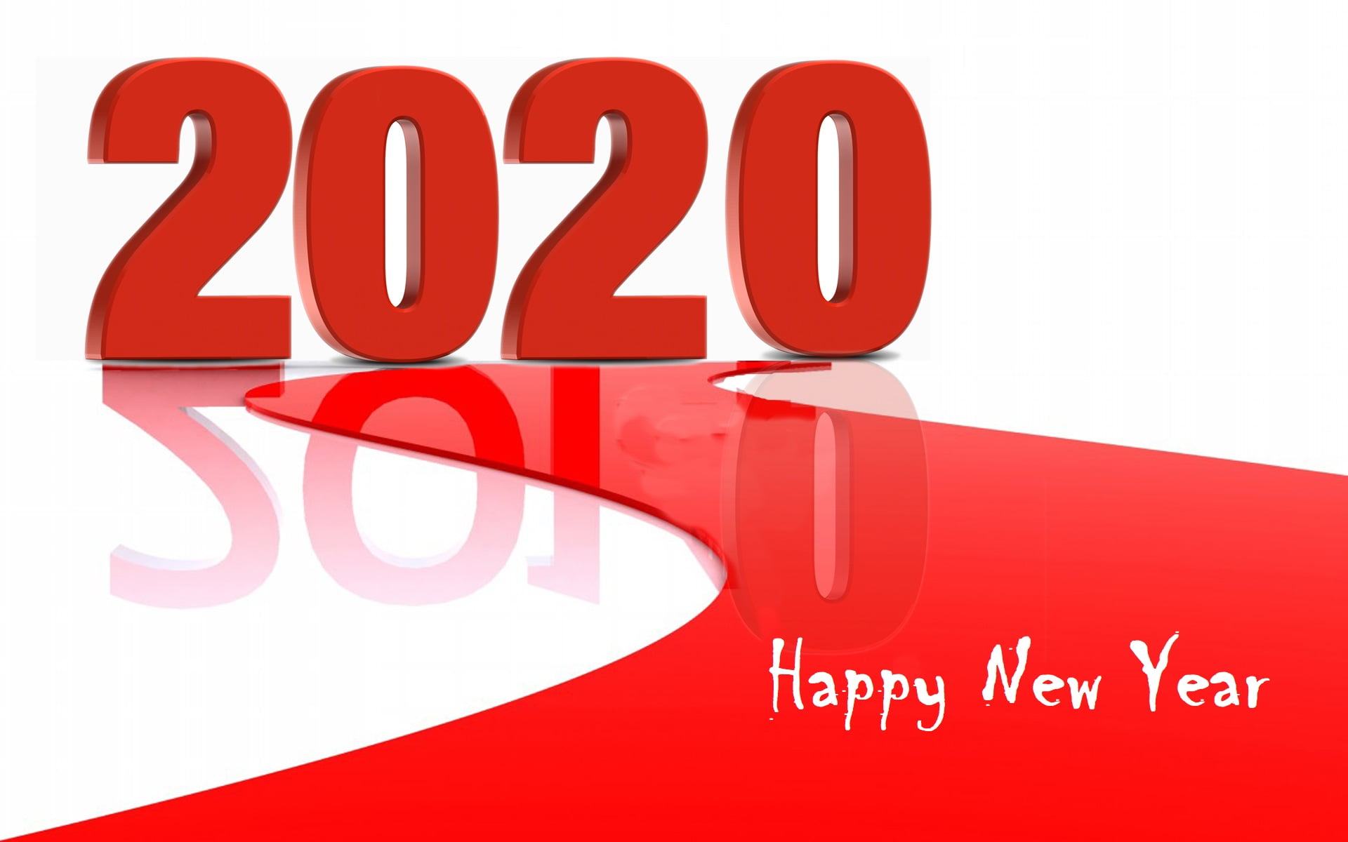 New Year 2020, Happy New Year, Holiday, 1080P, HD Wallpaper