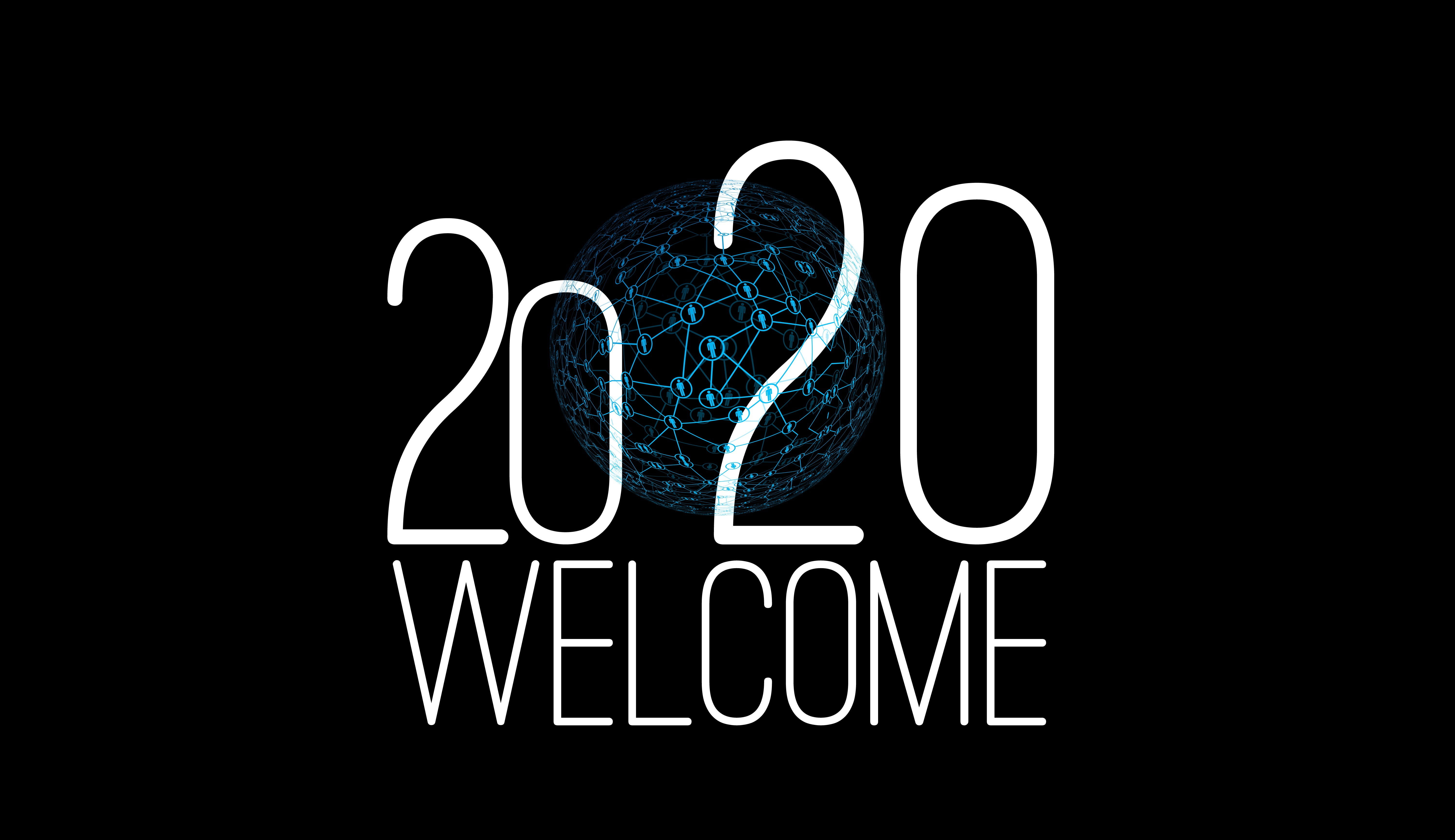 Holiday, 5K, New Year, New Year 2020, HD Wallpaper