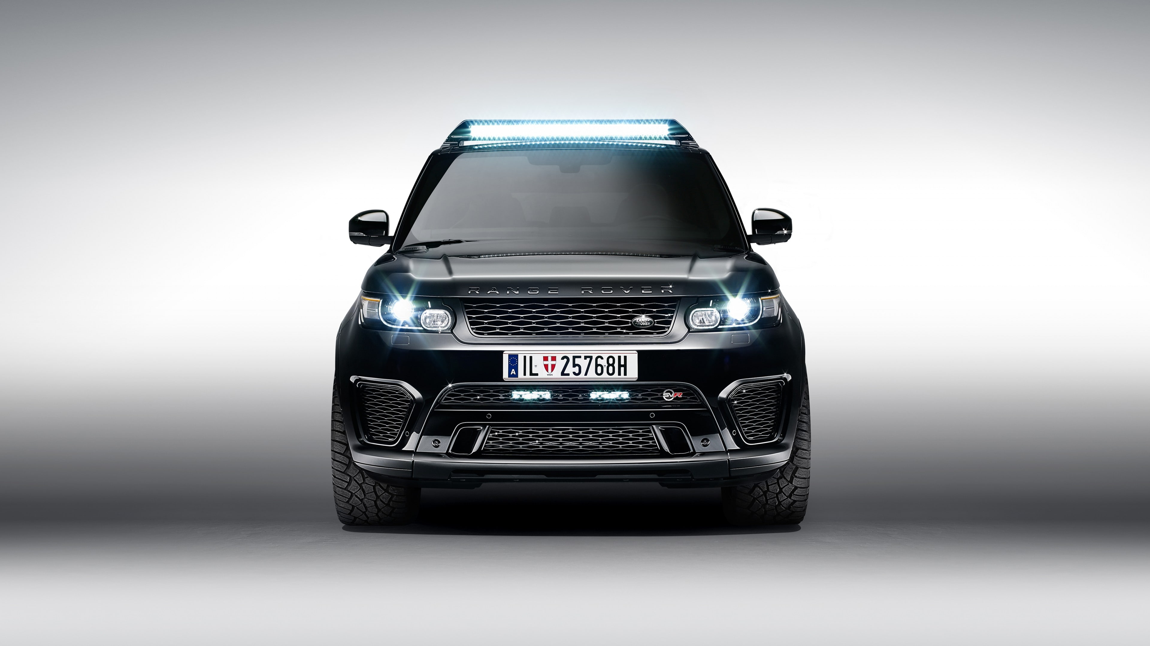 car, black, 4K, Range Rover Sport SVR, 007 Spectre movie, HD Wallpaper