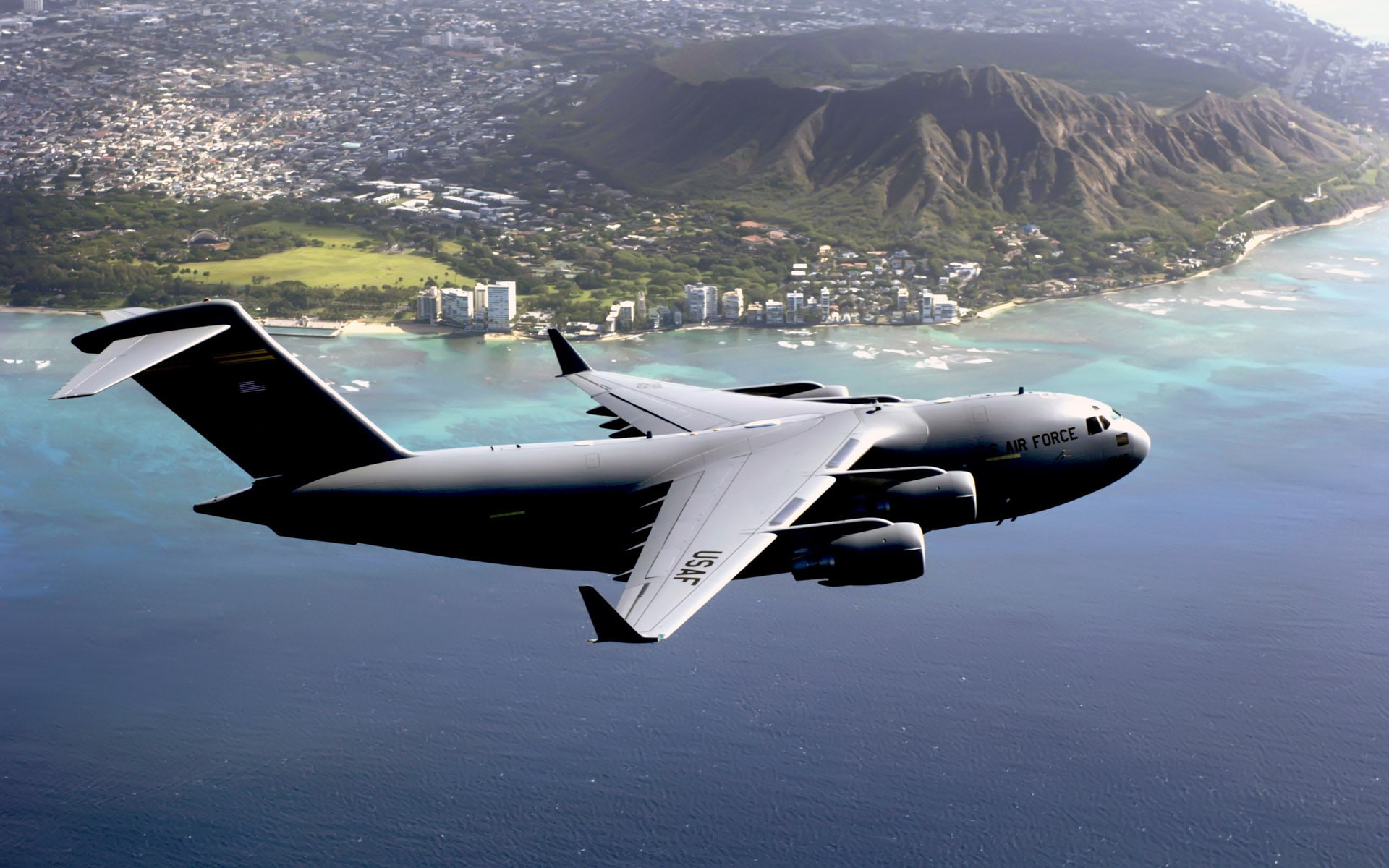 1080P, globemaster, iii, based, hawaii, c, HD Wallpaper