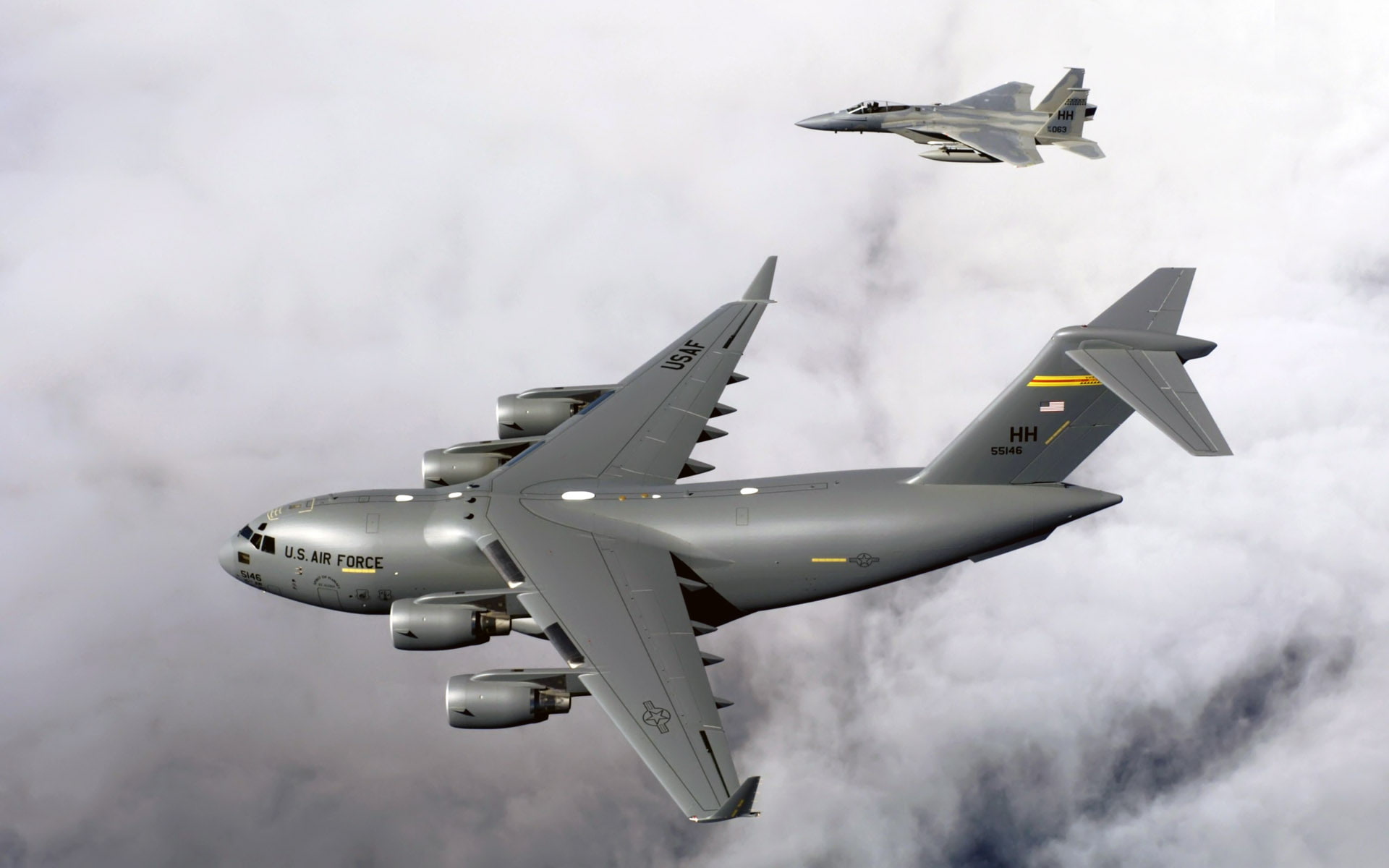 c, 1080P, eagles, iii, f, globemaster, b, amp, HD Wallpaper