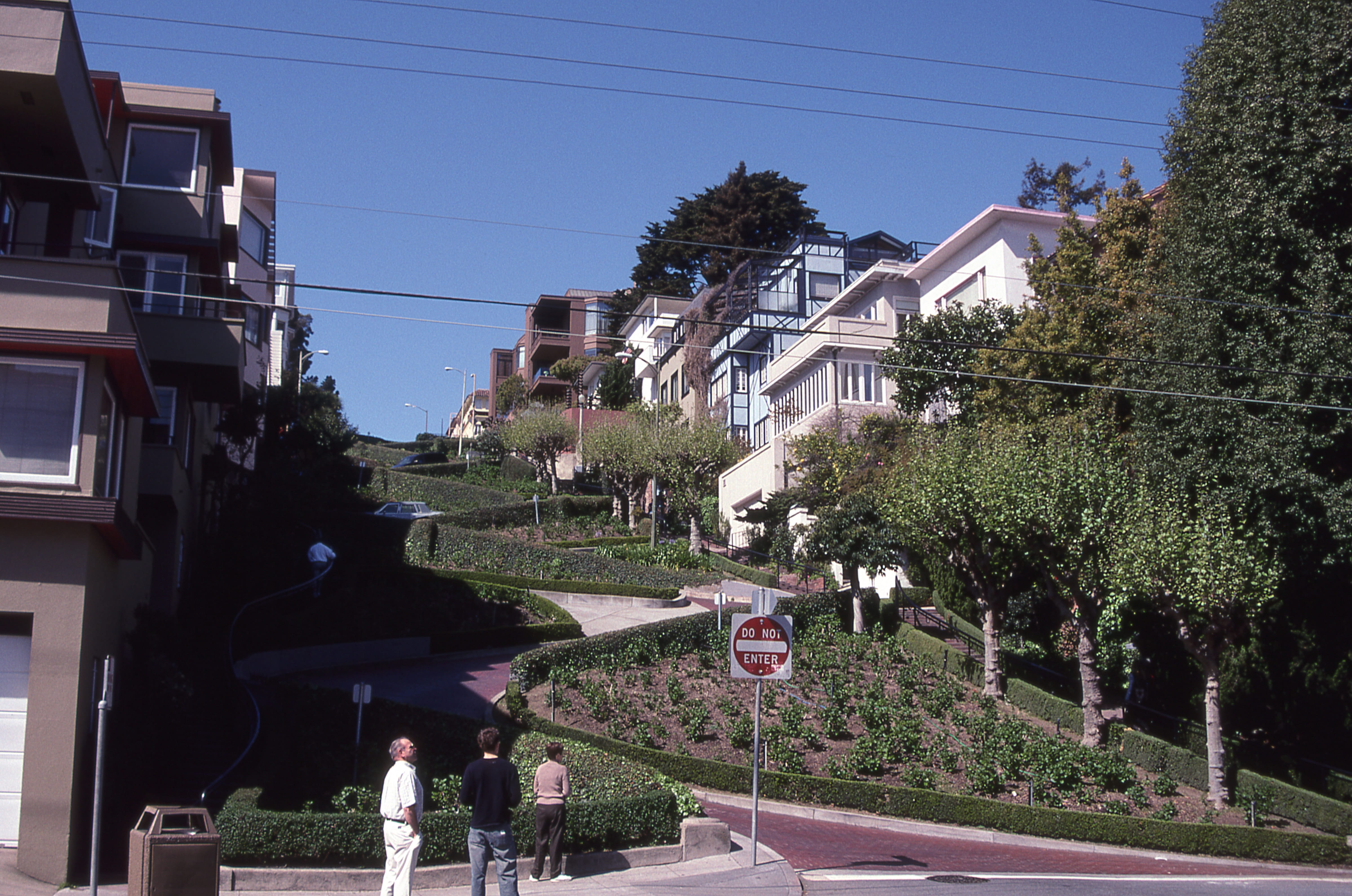 california, nature, power line, united states, san francisco, transportation, building exterior, architecture, outdoors, electricity, day, lombard, sky, HD Wallpaper