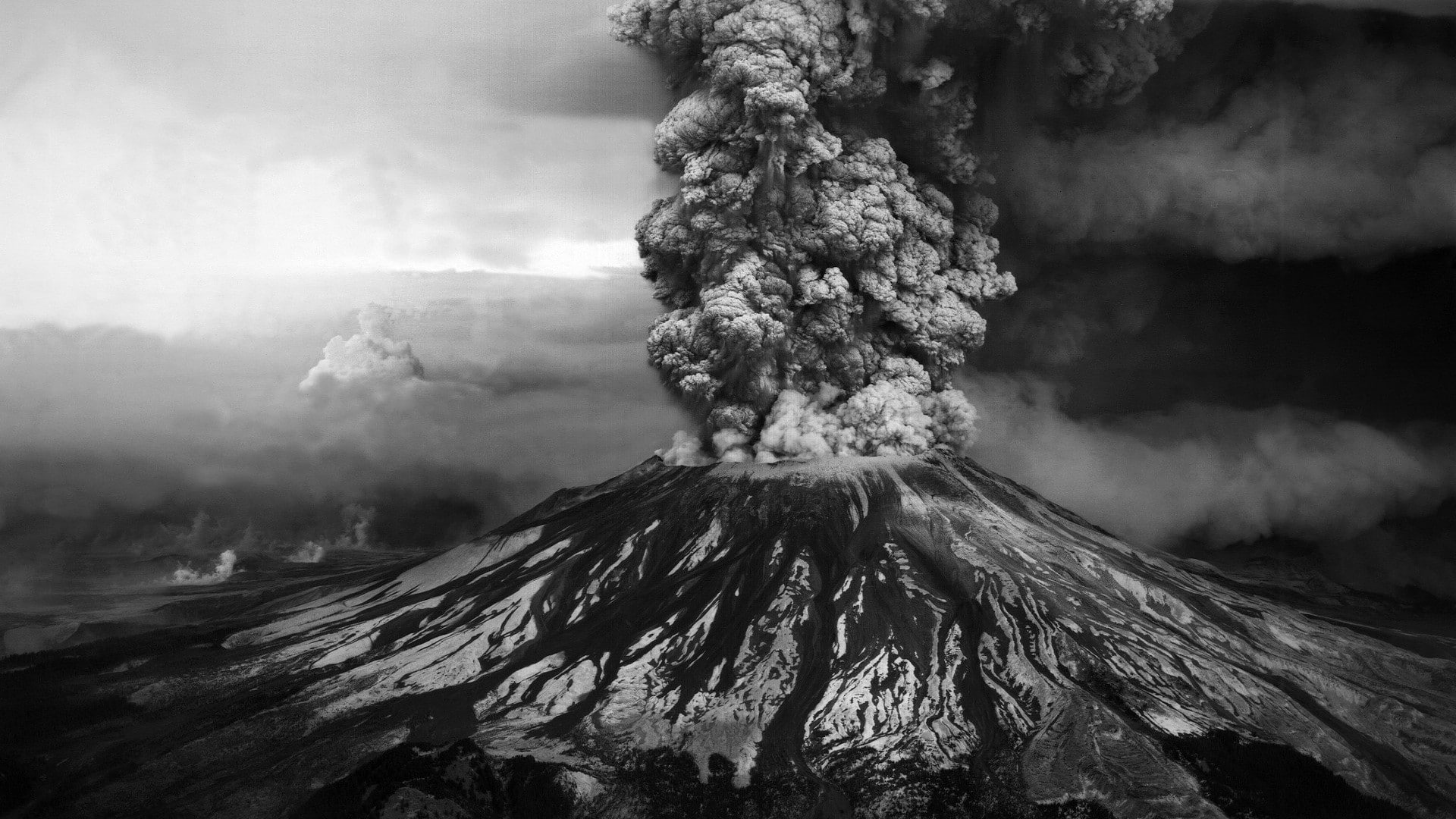 volcano, nature, 1080P, HD Wallpaper