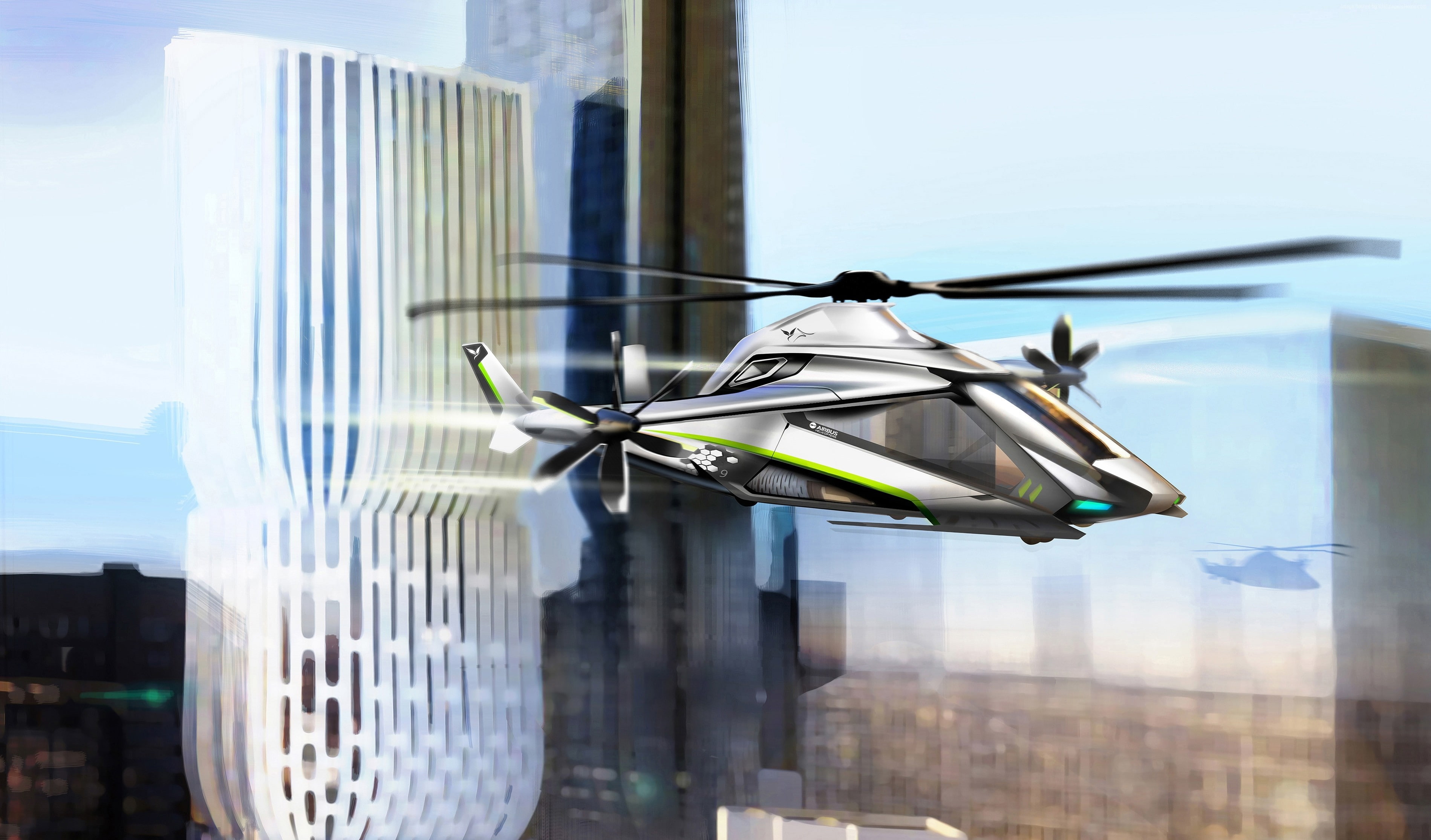 concept, speed, Helicopter, Clean Sky 2, 2K, HD Wallpaper