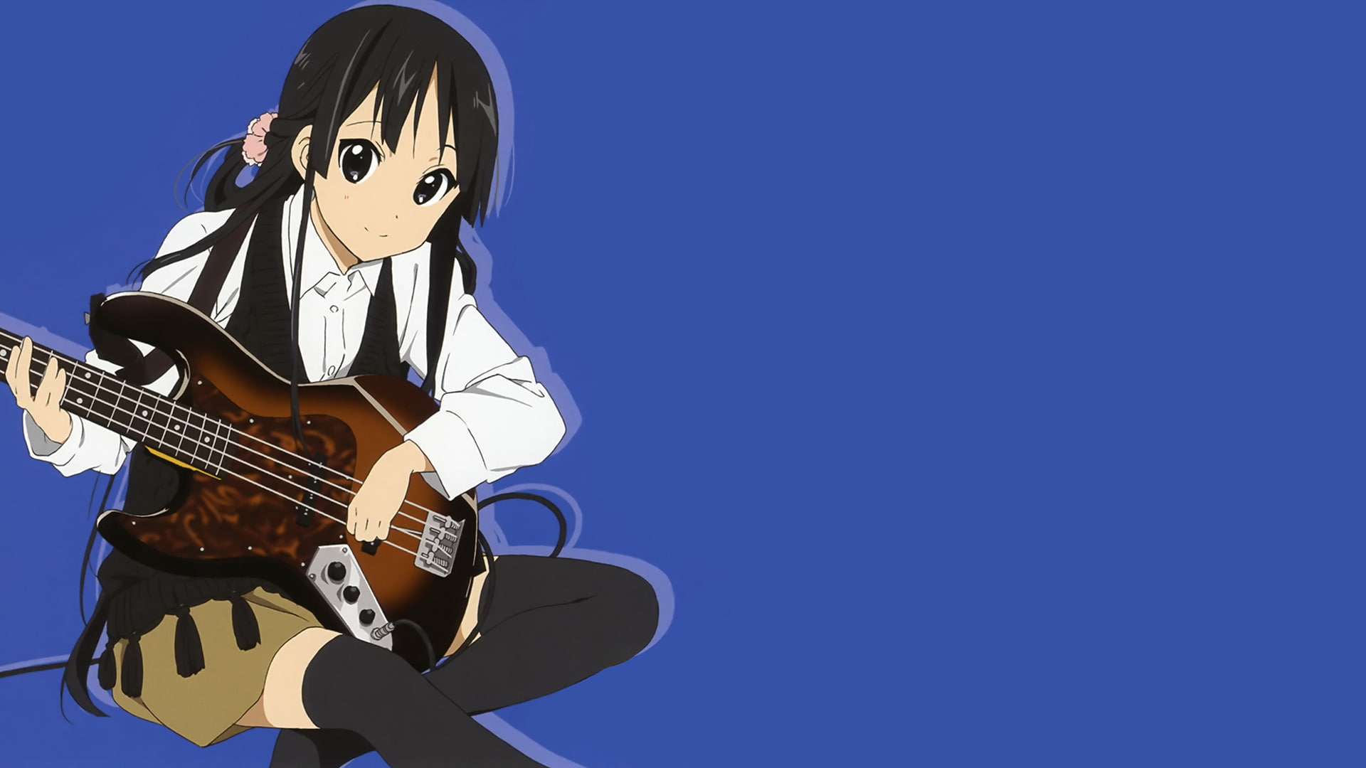 Akiyama Mio, anime girls, K-ON!, anime, 1080P, HD Wallpaper