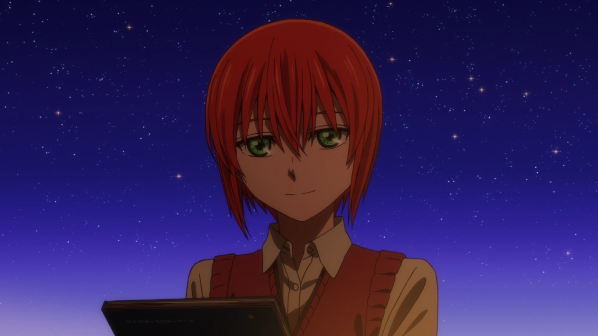 Anime, Green Eyes, Chise Hatori, Book, The Ancient Magus Bride, 1080P, Red Hair, HD Wallpaper