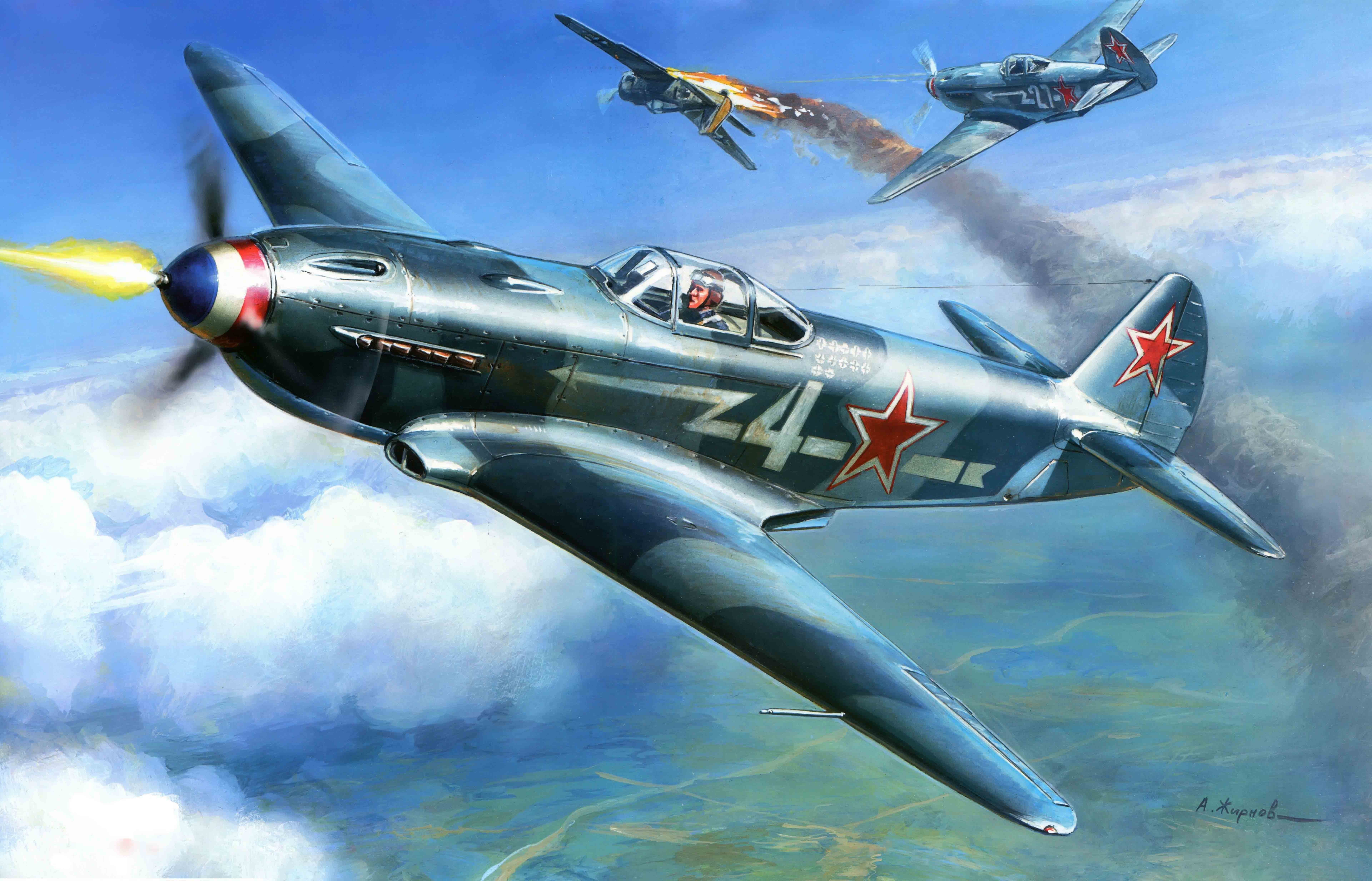1943., the world, on the move, Frontline, smoke - physical structure, outdoors, air, transportation, cloud - sky, sky, the, battle., blue, illustration, HD Wallpaper
