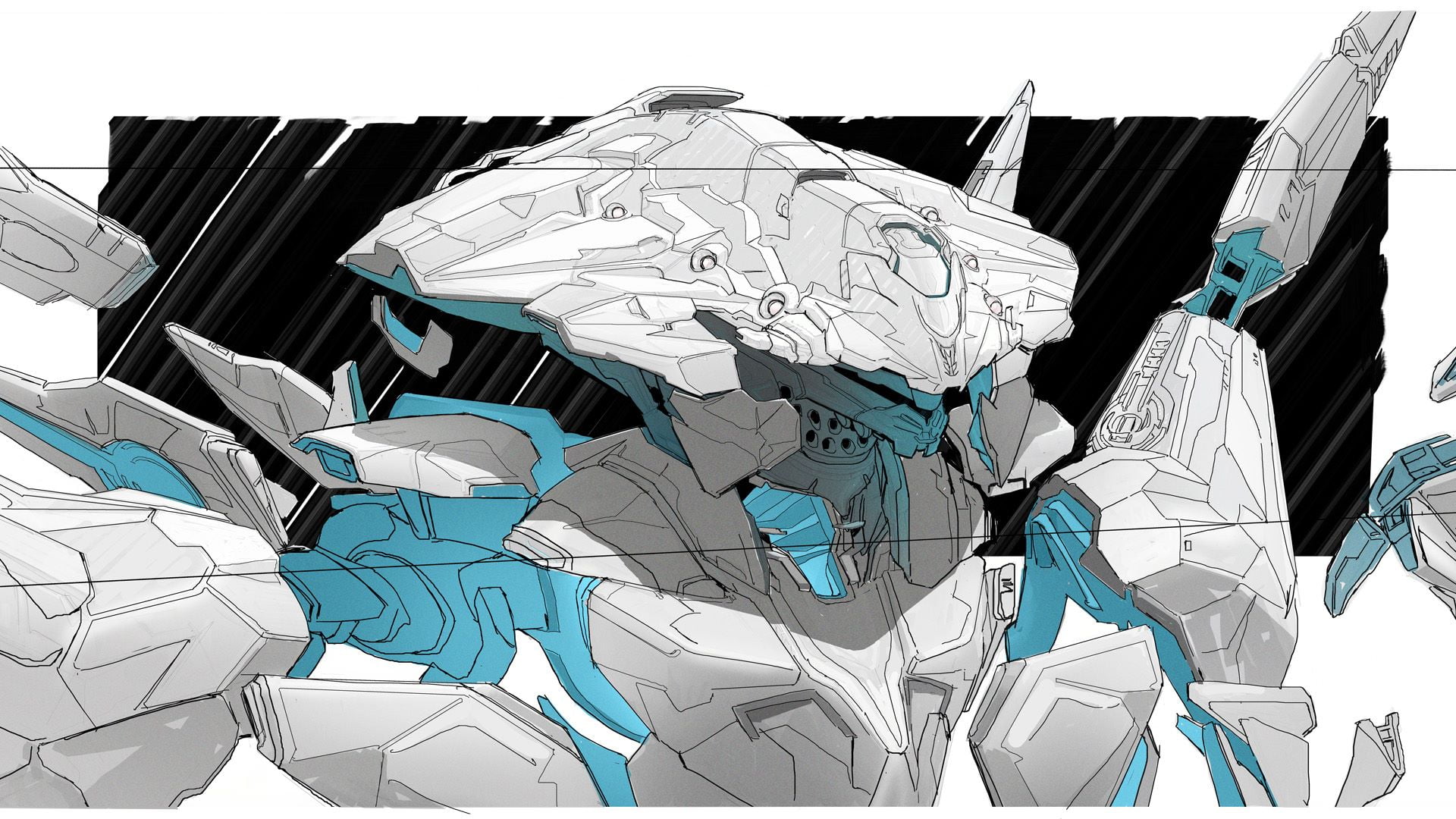 Guardian Custode, 1080P, Forerunner, Halo 5: Guardians, concept art, HD Wallpaper