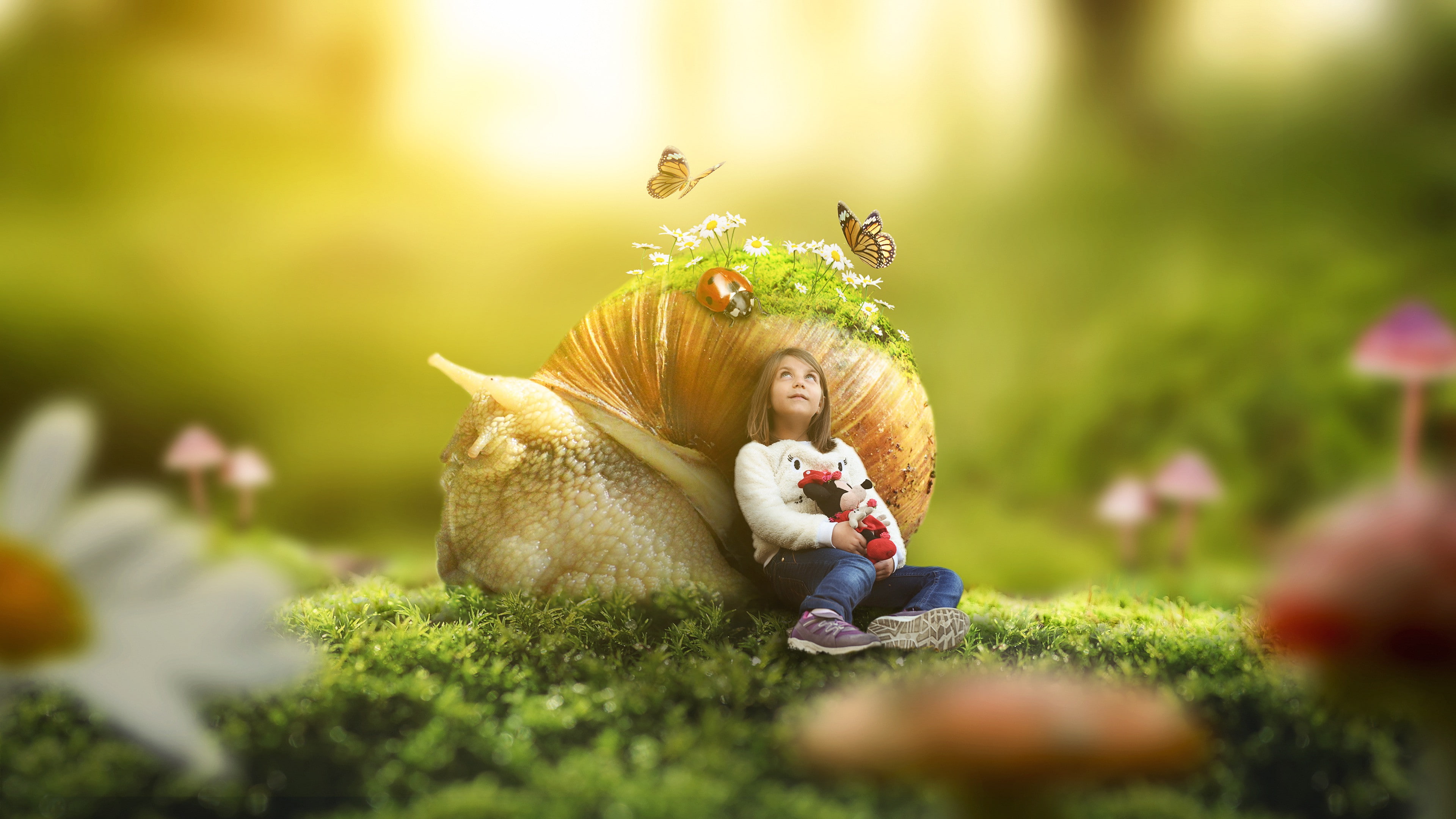 girl, 4K, dream, HD, 8k, 4k, Cute, HD Wallpaper