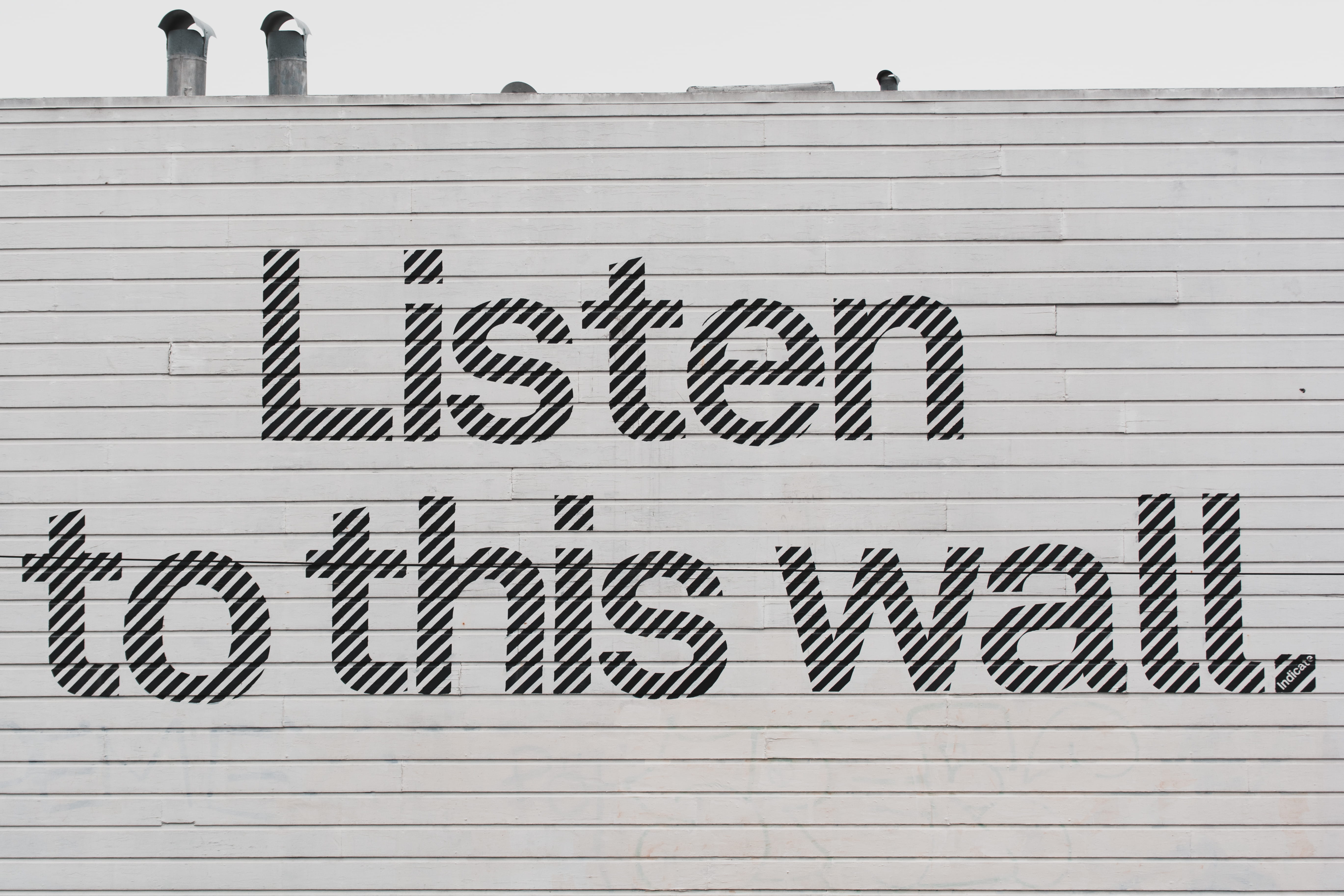frisco, listen, wall, sheet music, street, architecture, creativity, art and craft, america, day, western script, no people, black and white, black, art, HD Wallpaper
