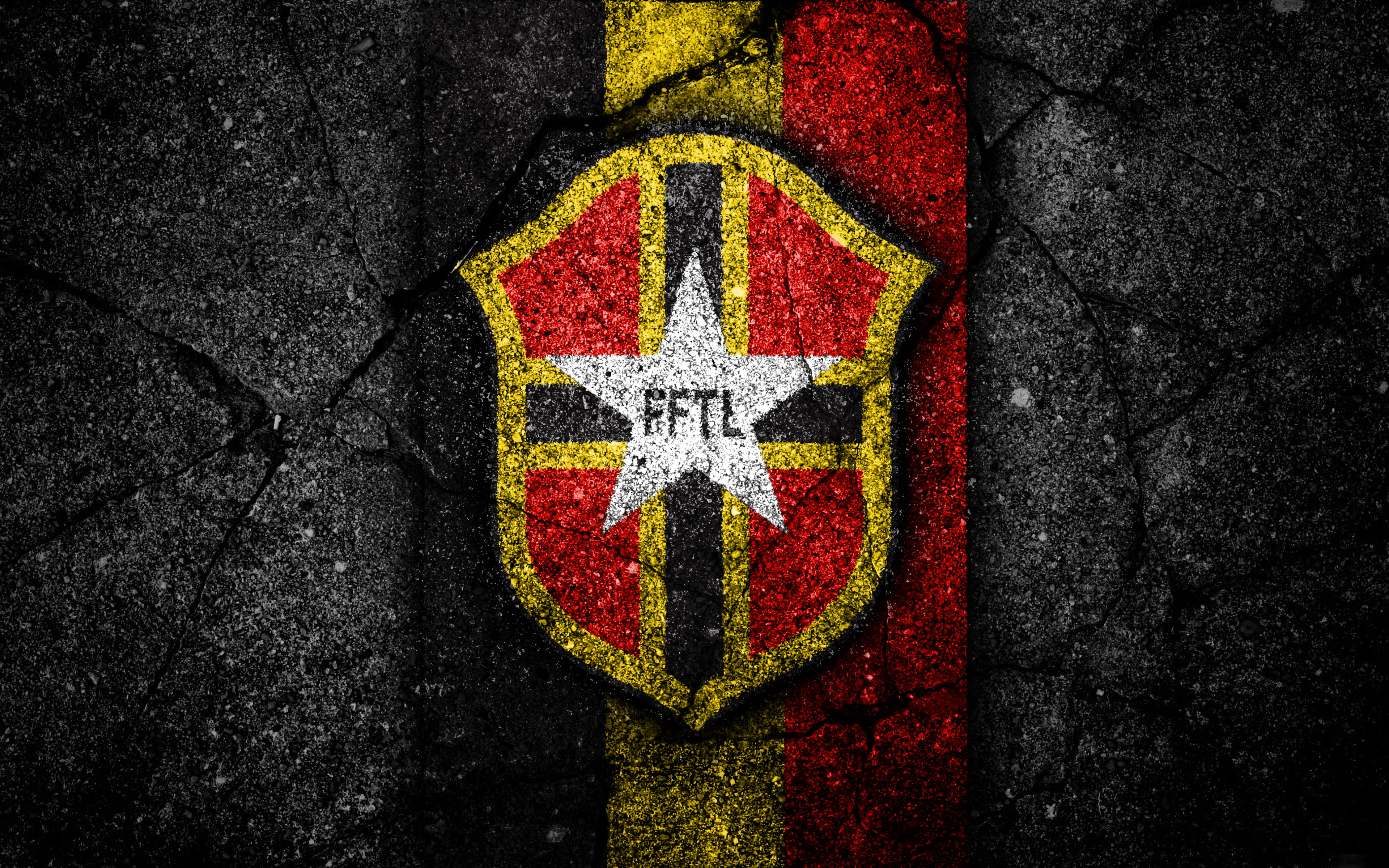 East Timor National Football Team, Logo, Soccer, East Timor, Emblem, 4K, HD Wallpaper