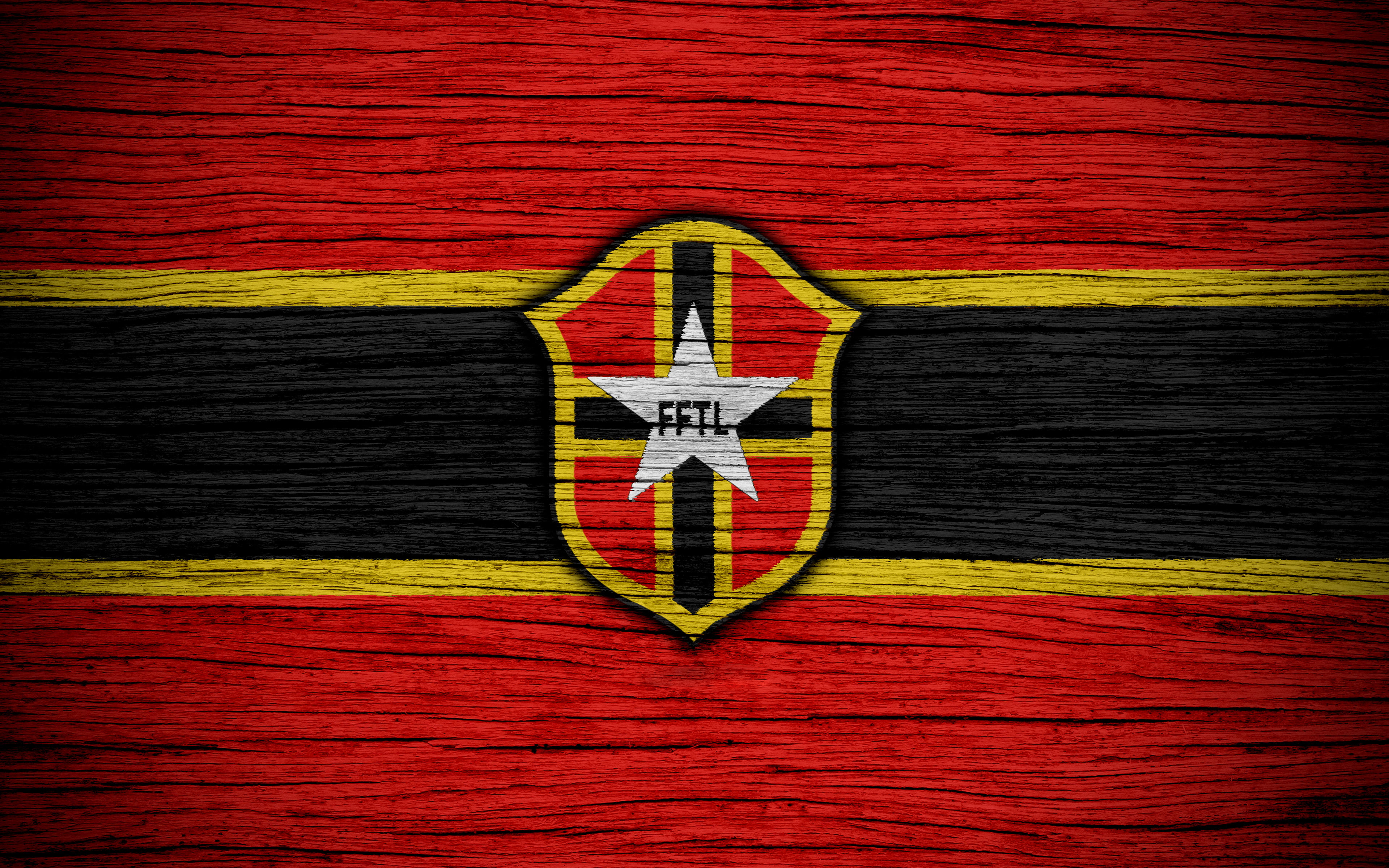 Logo, East Timor, East Timor National Football Team, Emblem, 4K, Soccer, HD Wallpaper