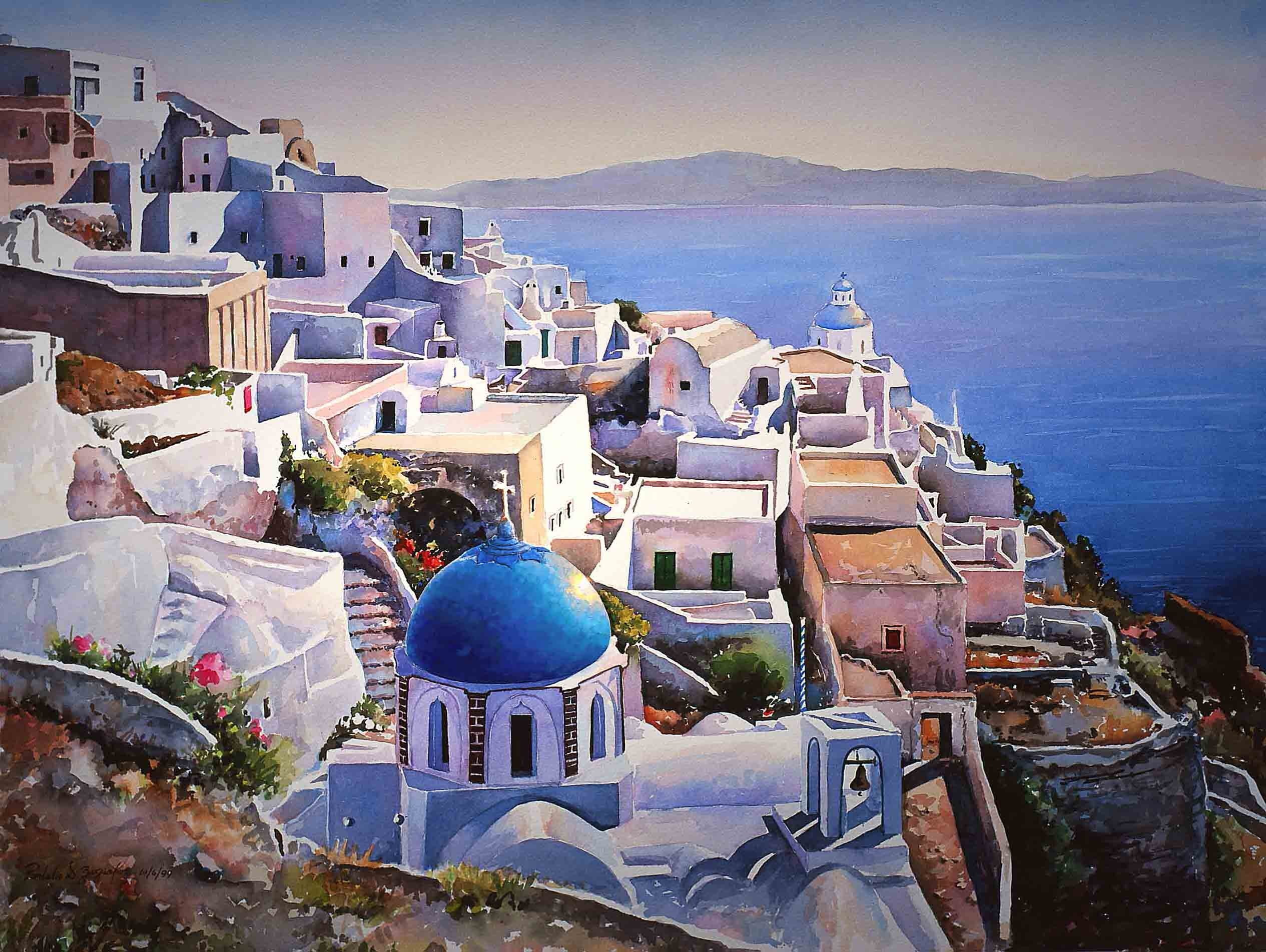Grecia, 1080P, HD Wallpaper