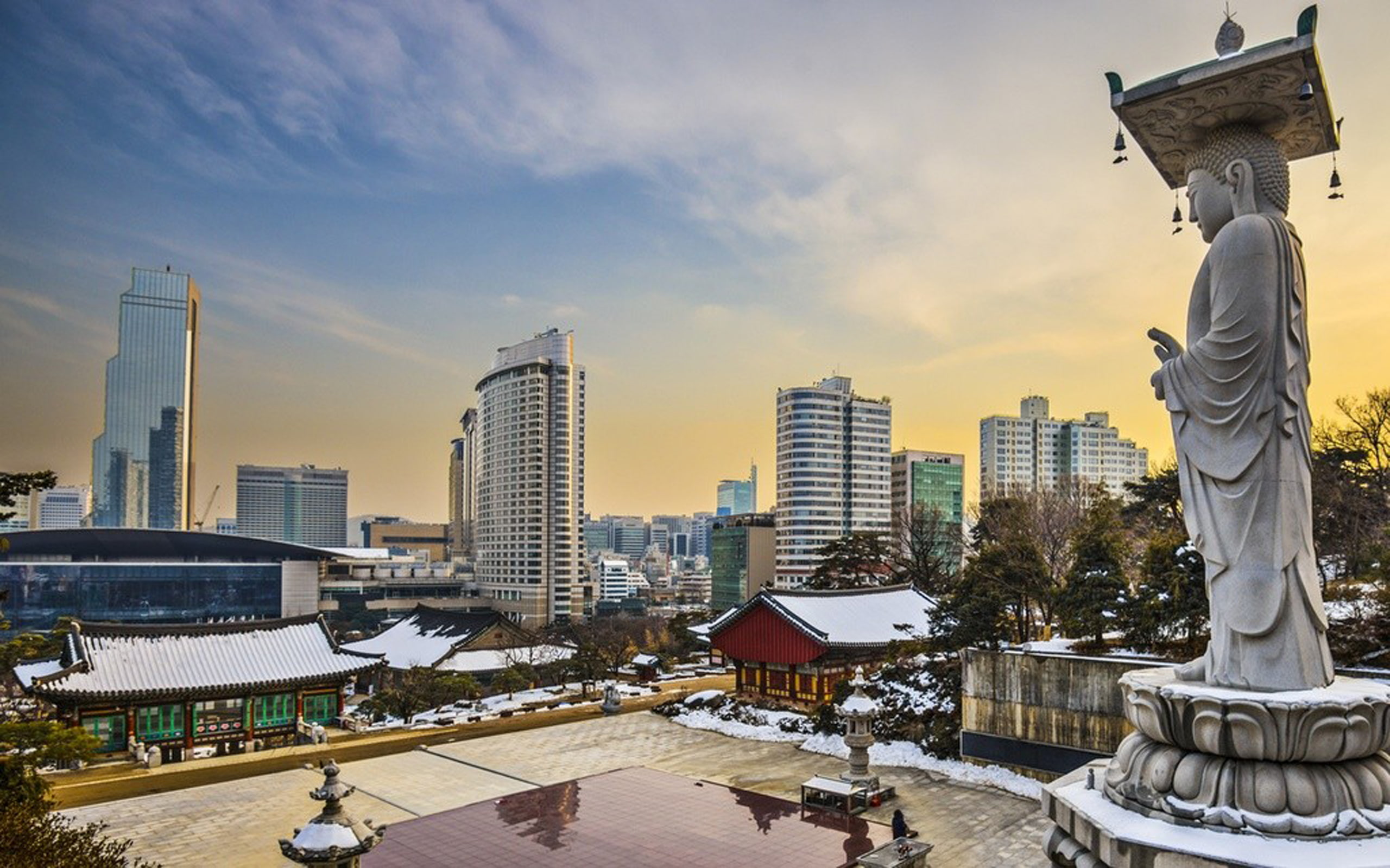 seoul, korea, south, 2K, HD Wallpaper