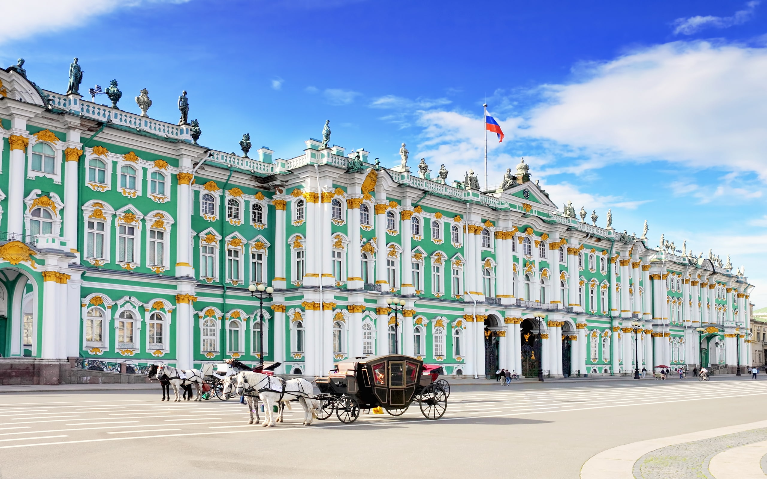 petersburg, st, winter, 2K, palace, HD Wallpaper
