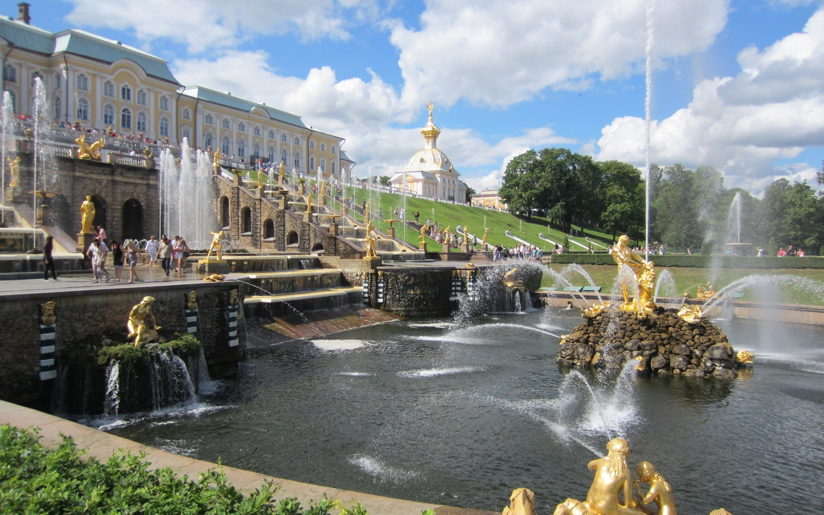 720P, peterhof, st, park, petersburg, HD Wallpaper