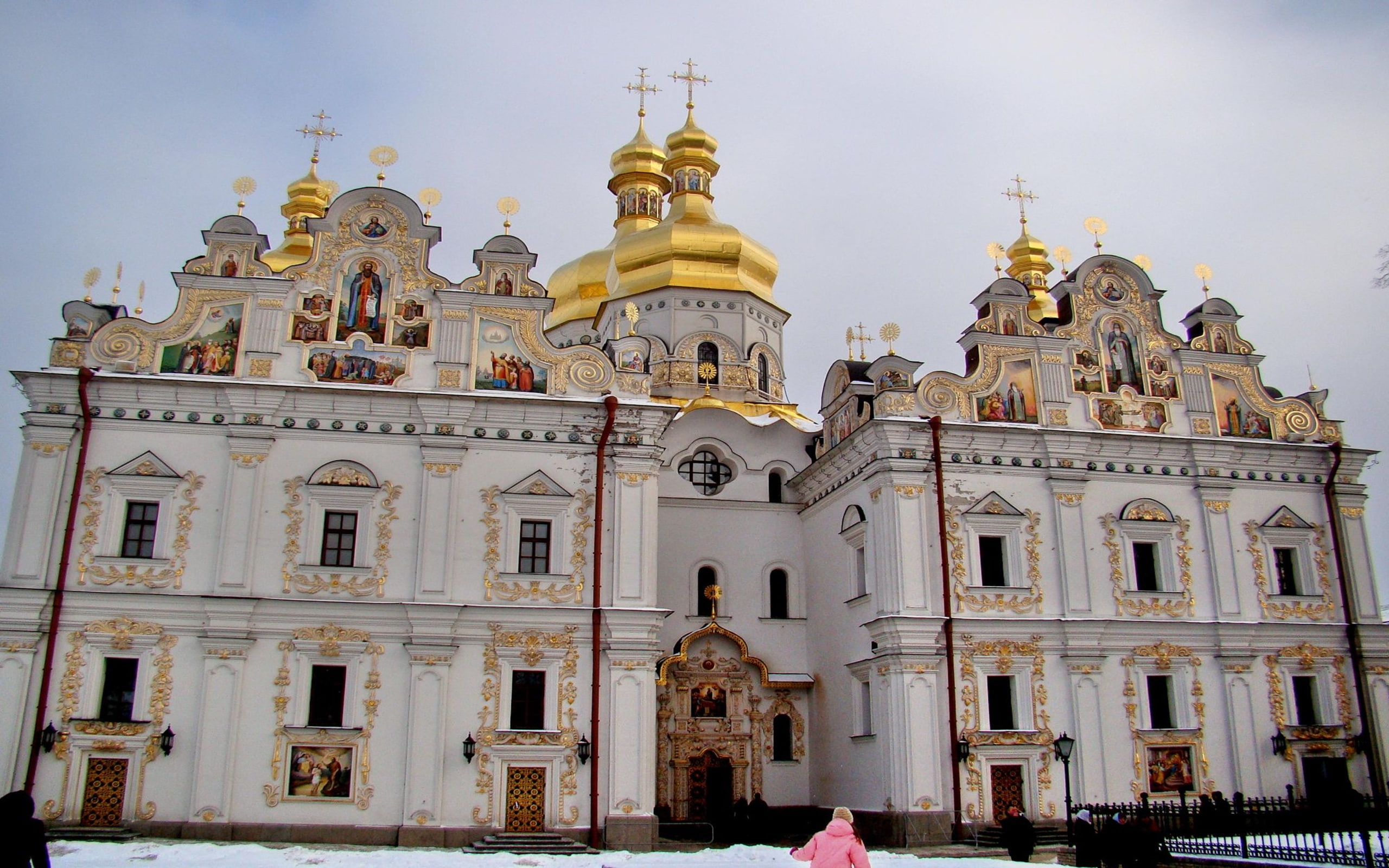 pechersk, kiev, dormition, cathedral, lavra, 2K, HD Wallpaper