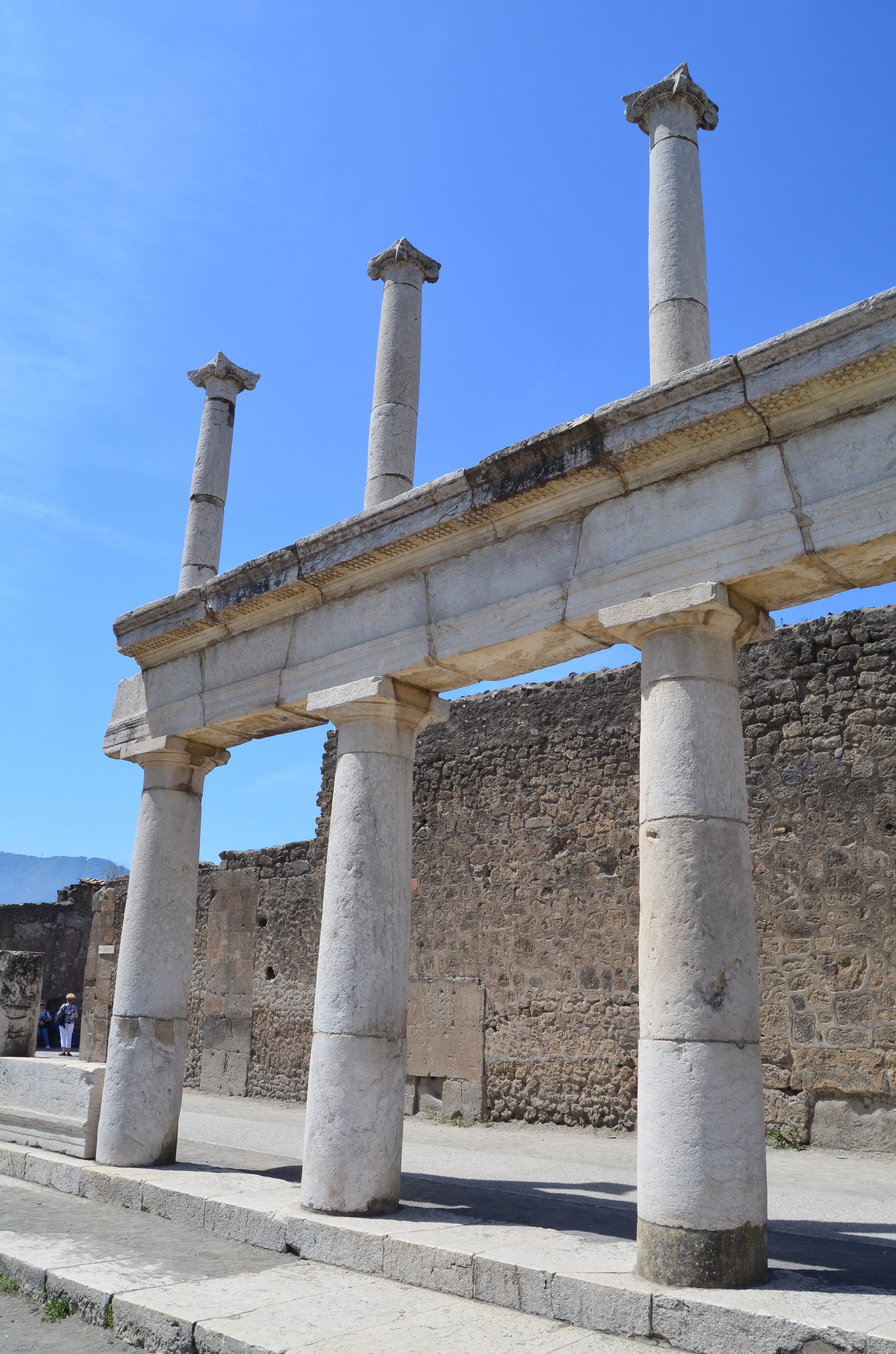 built structure, travel destinations, architectural column, deterioration, day, nature, travel, sky, tourism, damaged, archaeology, the past, architecture, Phone HD Wallpaper