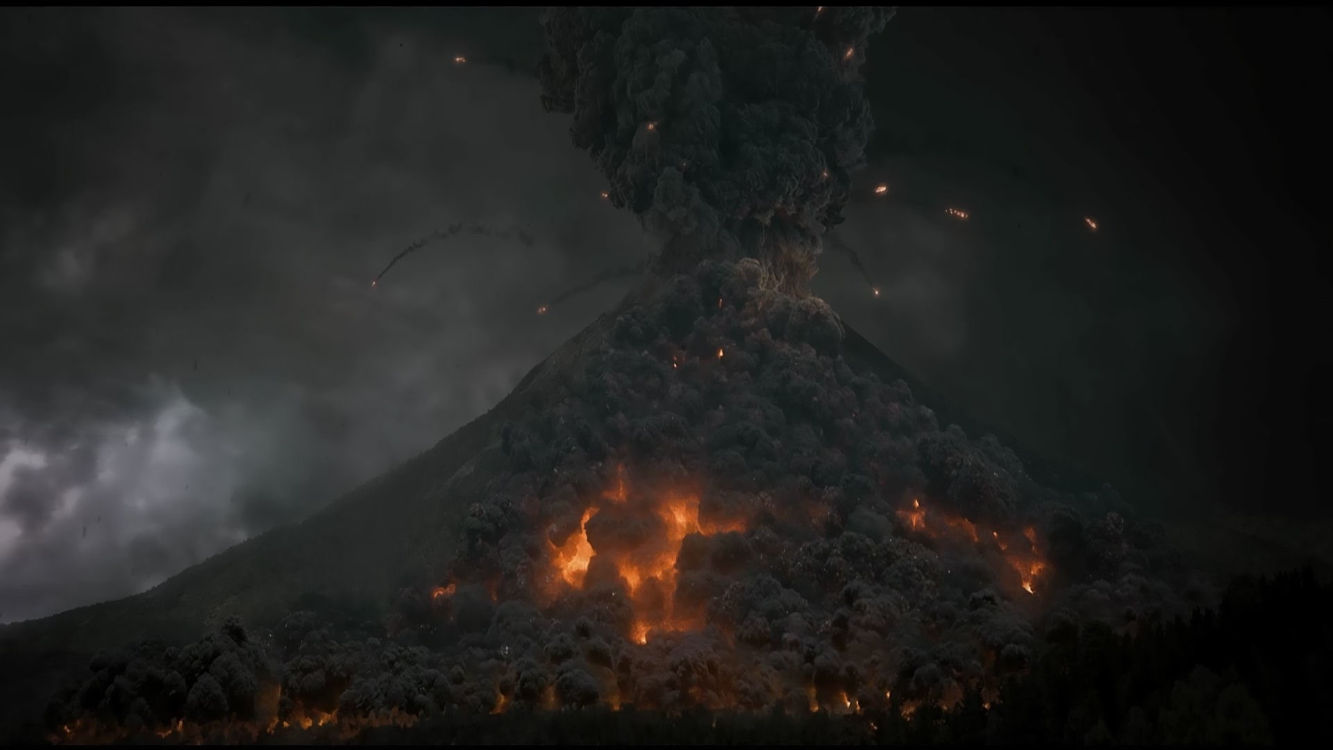1080P, Pompeii, Movie, HD Wallpaper
