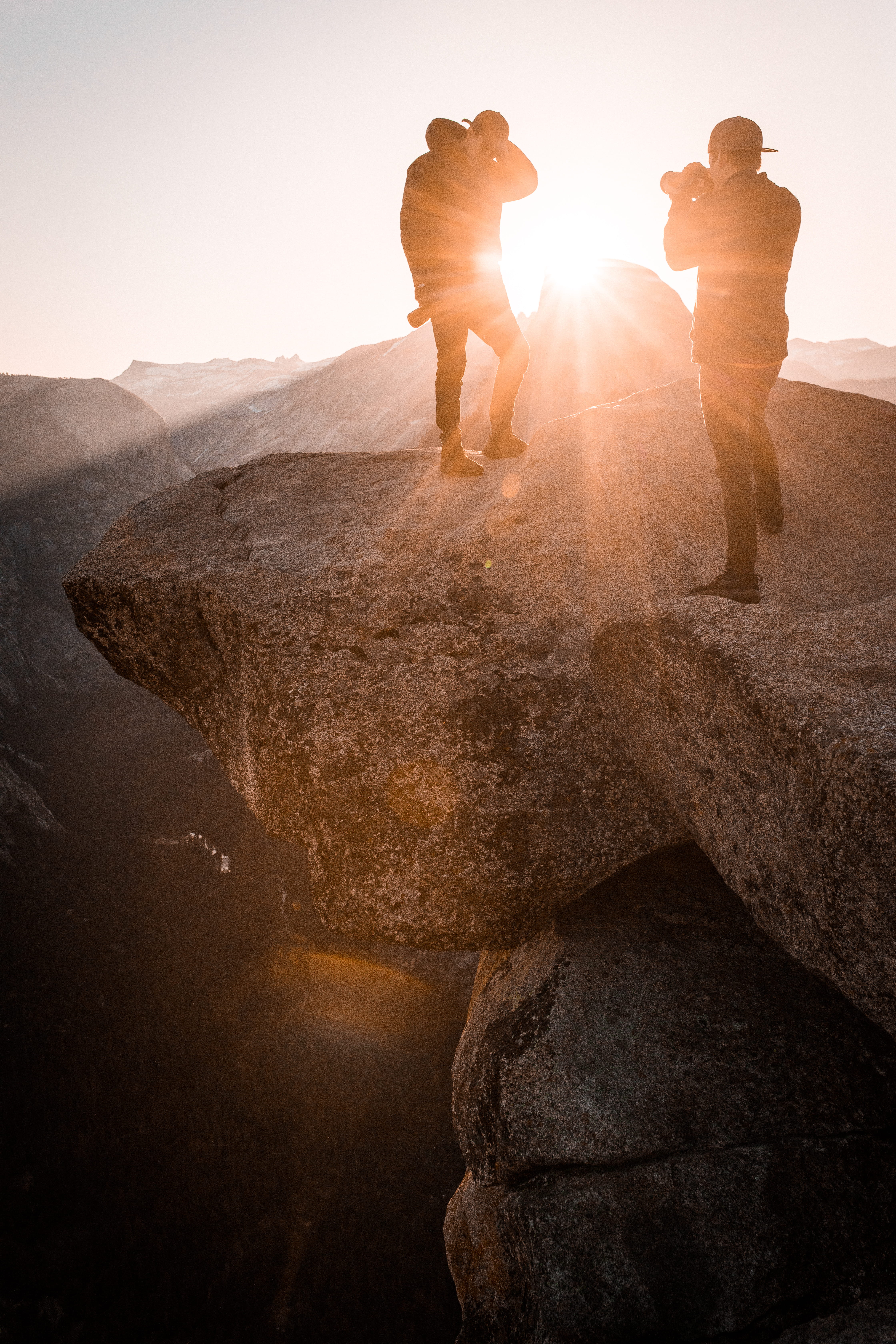 two people, sunlight, friendship, two, adventure, backpack, beauty in nature, top, adult, group Of People, mountain, fun, hiking, togetherness, leisure Activity, Phone HD Wallpaper
