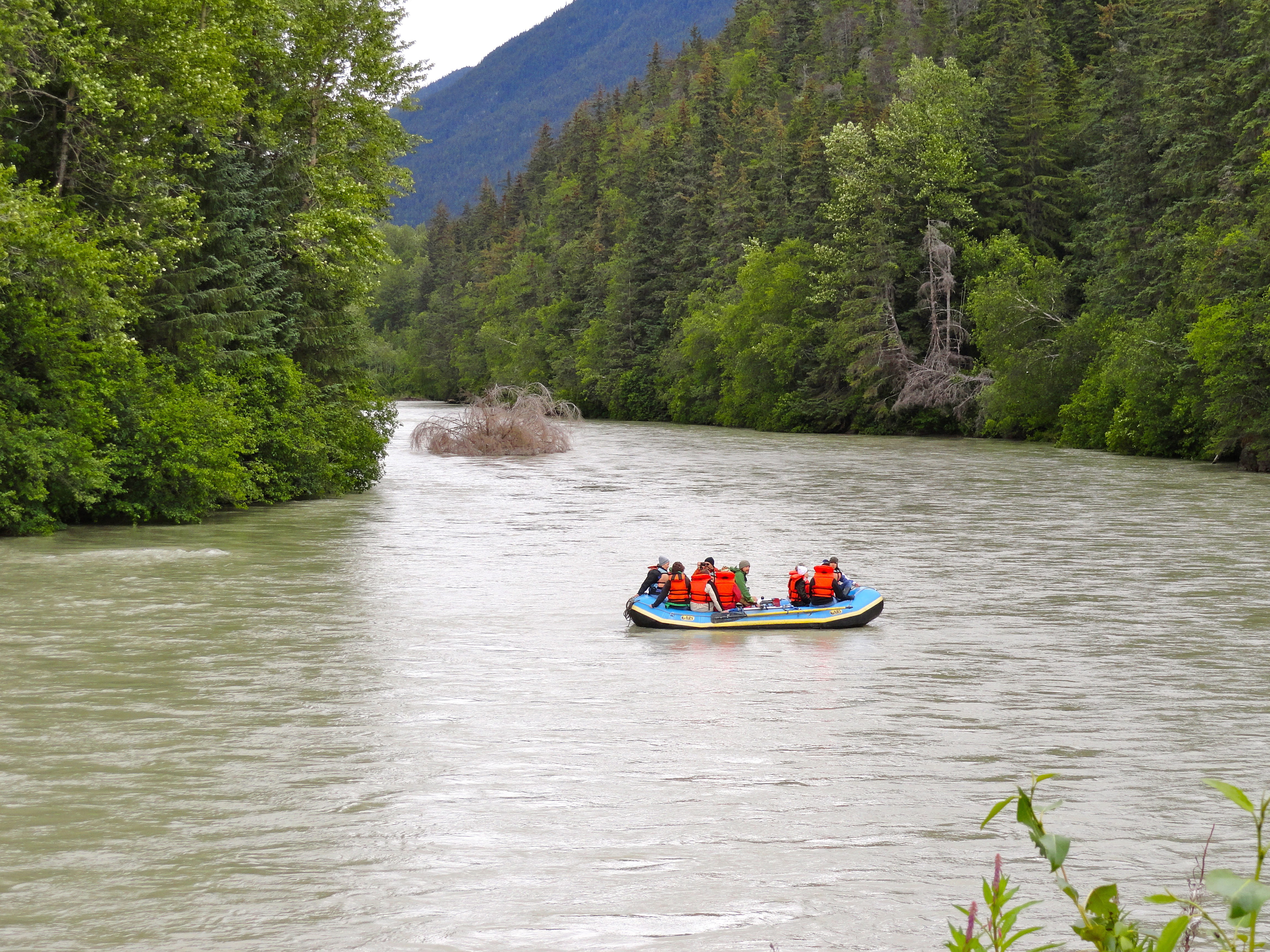 day, Alaska, adventure, nature, lake, inflatable, group of people, vacations, plant, tree, nautical Vessel, waterfront, mode of transportation, water, going, HD Wallpaper