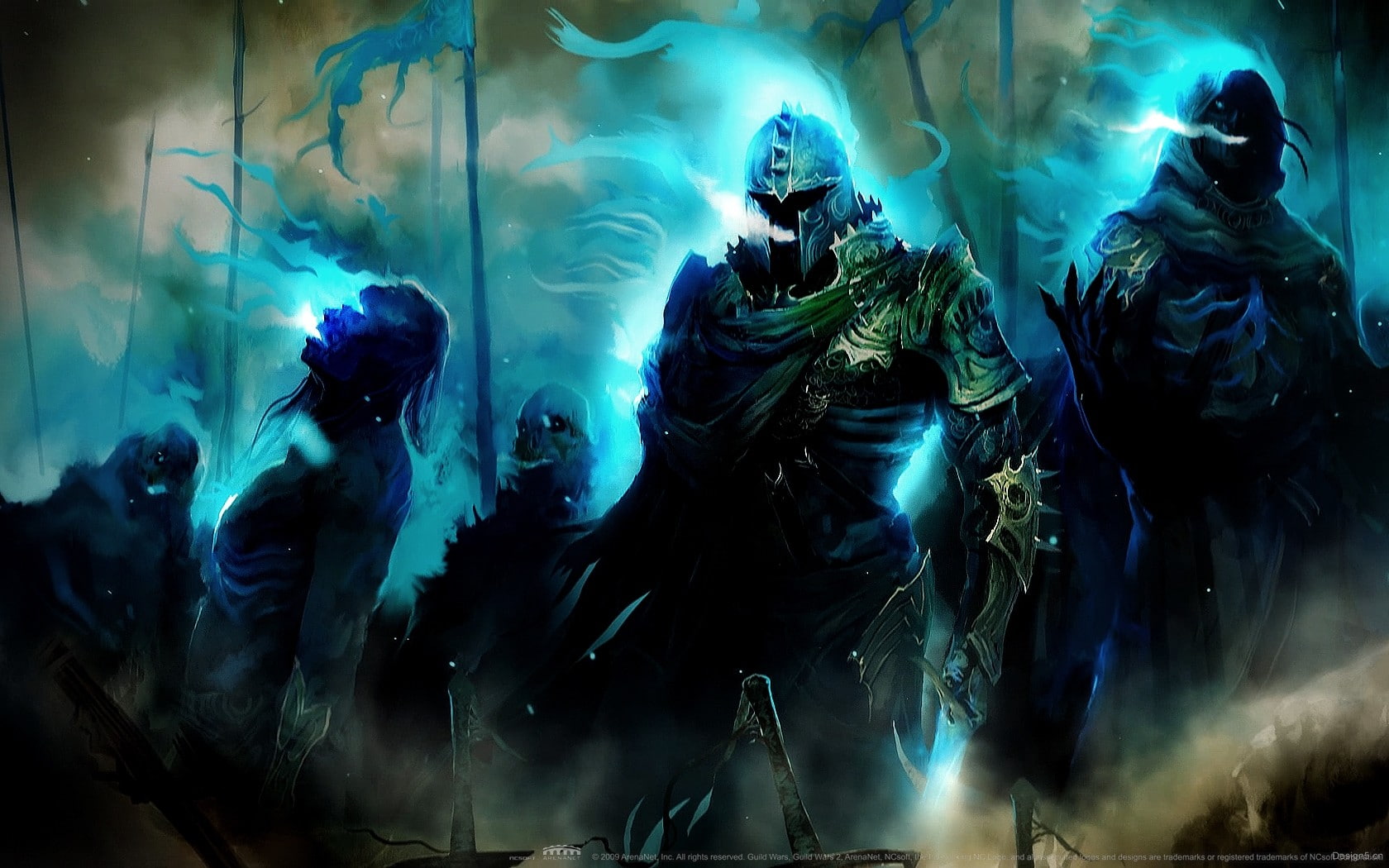 ncsoft, art, armor, wars, artwork, blades, flags, weapons, soldiers, 720P, guild, fantasy, HD Wallpaper