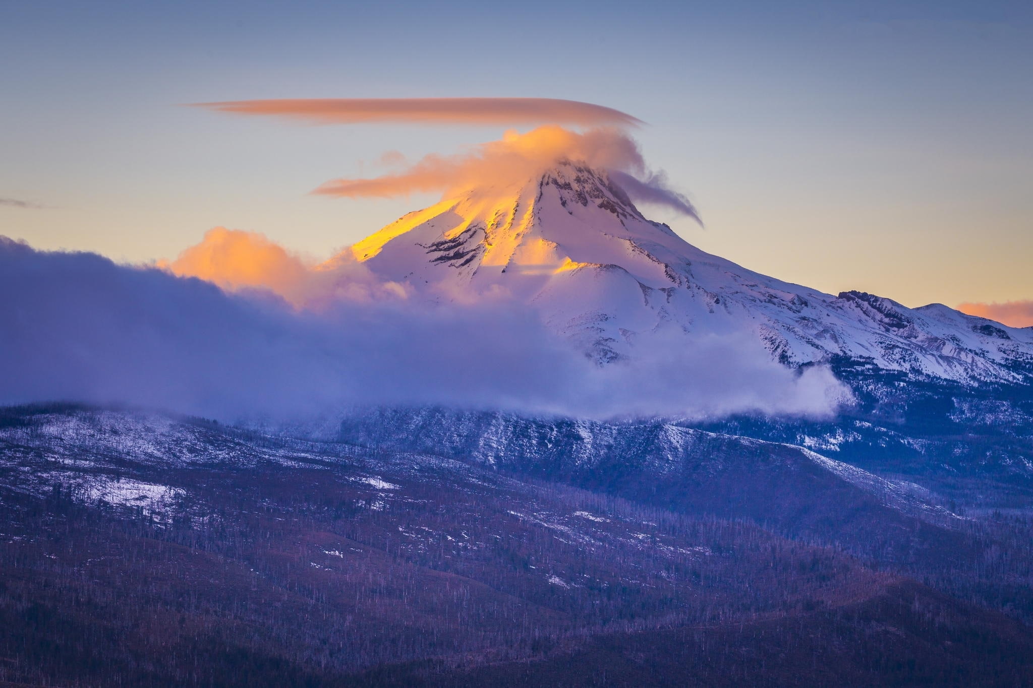 Messina, snow, trees, cloud, 1080P, winter, mountain, HD Wallpaper