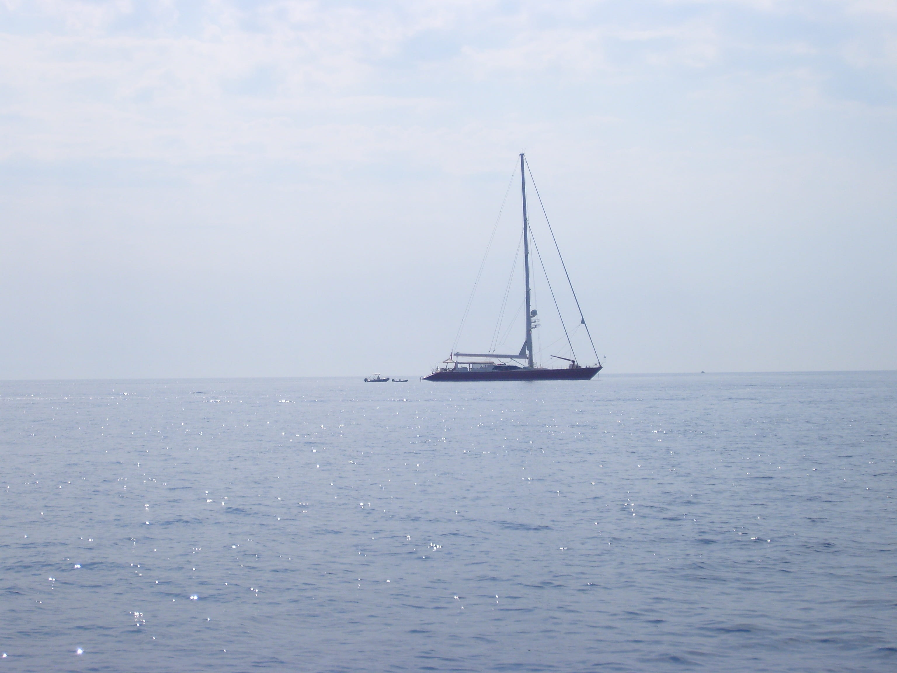 sailing, sky, transportation, yacht, scenics - nature, mode of transportation, 2K, tranquility, horizon over water, sailboat, beauty in nature, water, HD Wallpaper