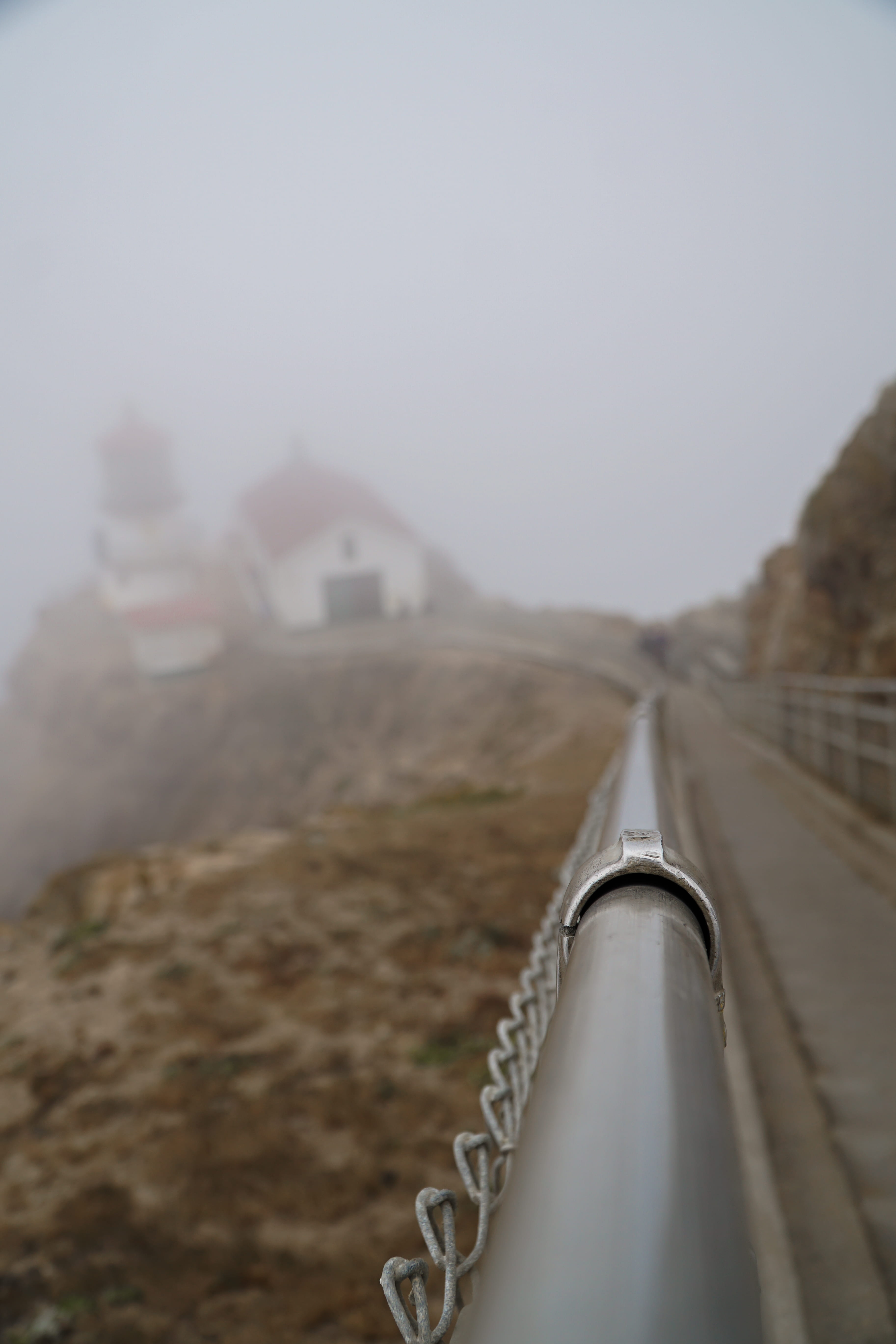landscape, scenics - nature, united states, fog, stairs, nature, inverness, architecture, no people, copy space, explore, environment, travel, Phone HD Wallpaper