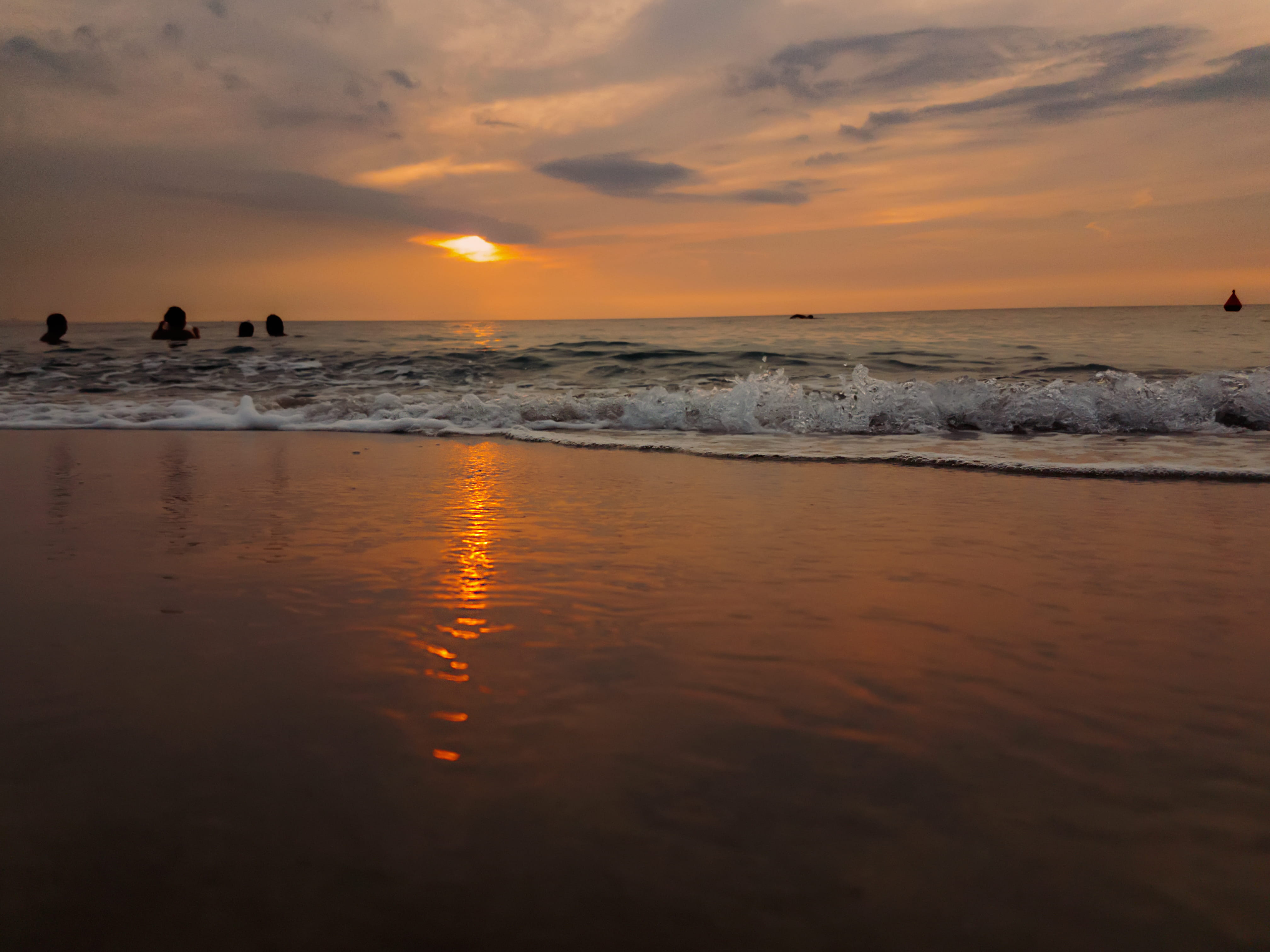 momentum, horizon over water, sun, days, wave, reflections, waterfront, reflection, beauty in nature, beach, orange color, outdoors, tranquility, memories, HD Wallpaper