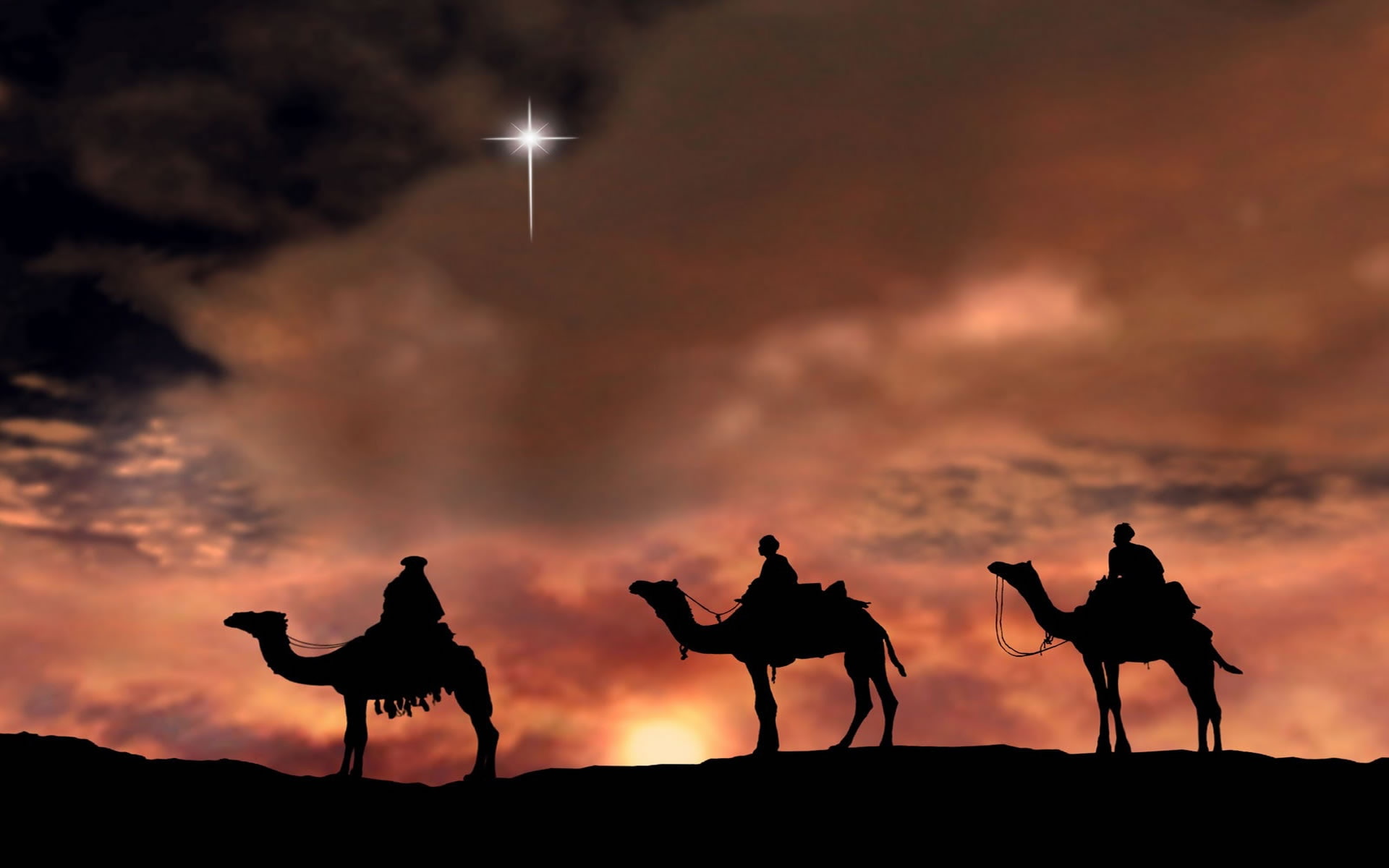 navidad, reyes, magos, 1080P, fiestas, HD Wallpaper