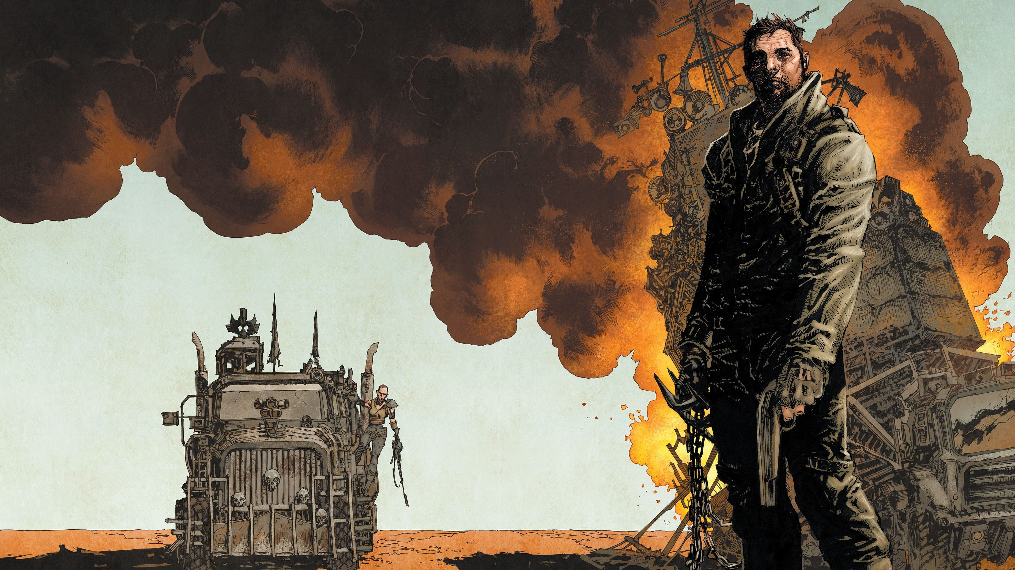 4K, mad max fury road, HD Wallpaper