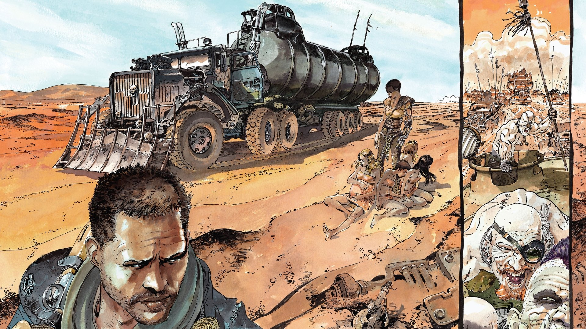 Mad Max: Fury Road, 1080P, Movie, Imperator Furiosa, Max Rockatansky, HD Wallpaper