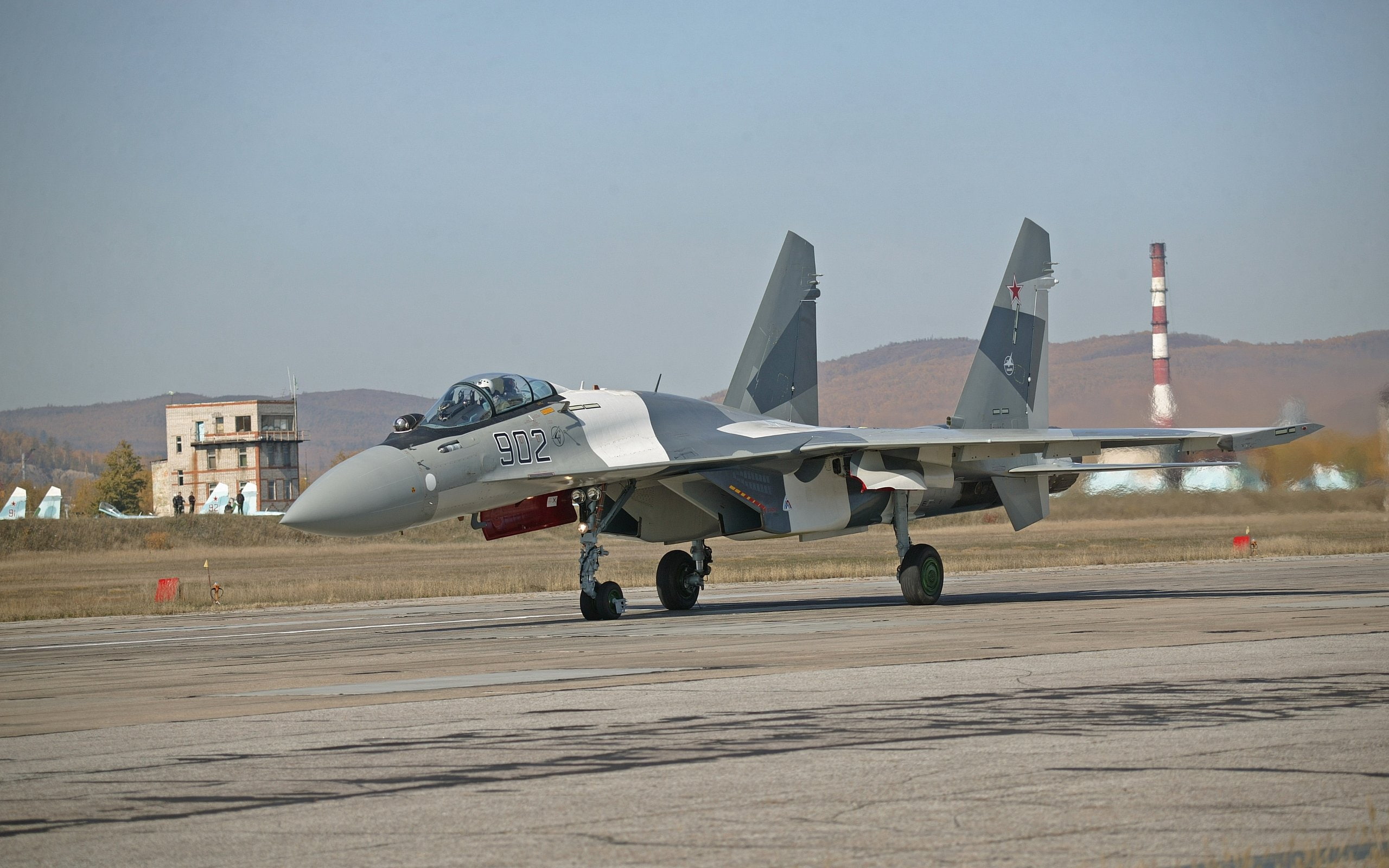 jet, sukhoi, su35, russia, russian, 2K, fighter, su 35, military, HD Wallpaper