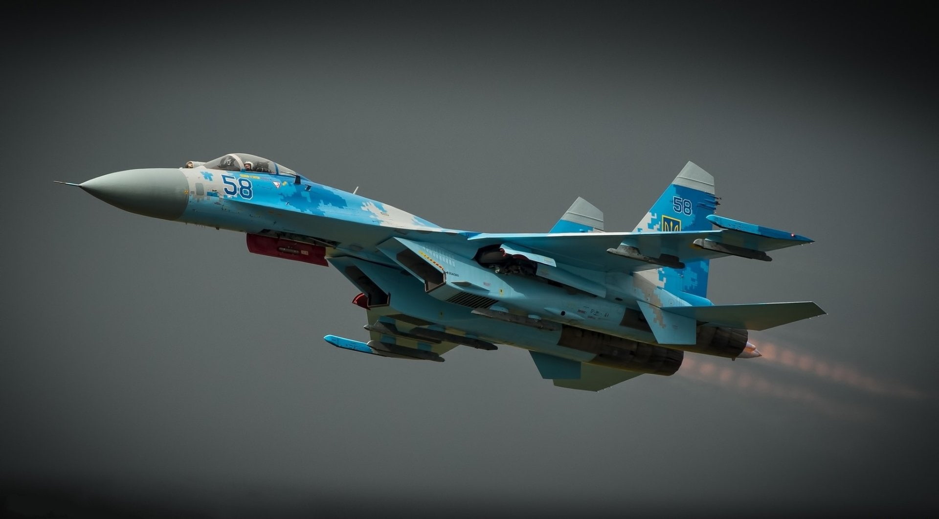 Jet Fighters, Warplane, Jet Fighter, Aircraft, Sukhoi Su-27, 1080P, HD Wallpaper