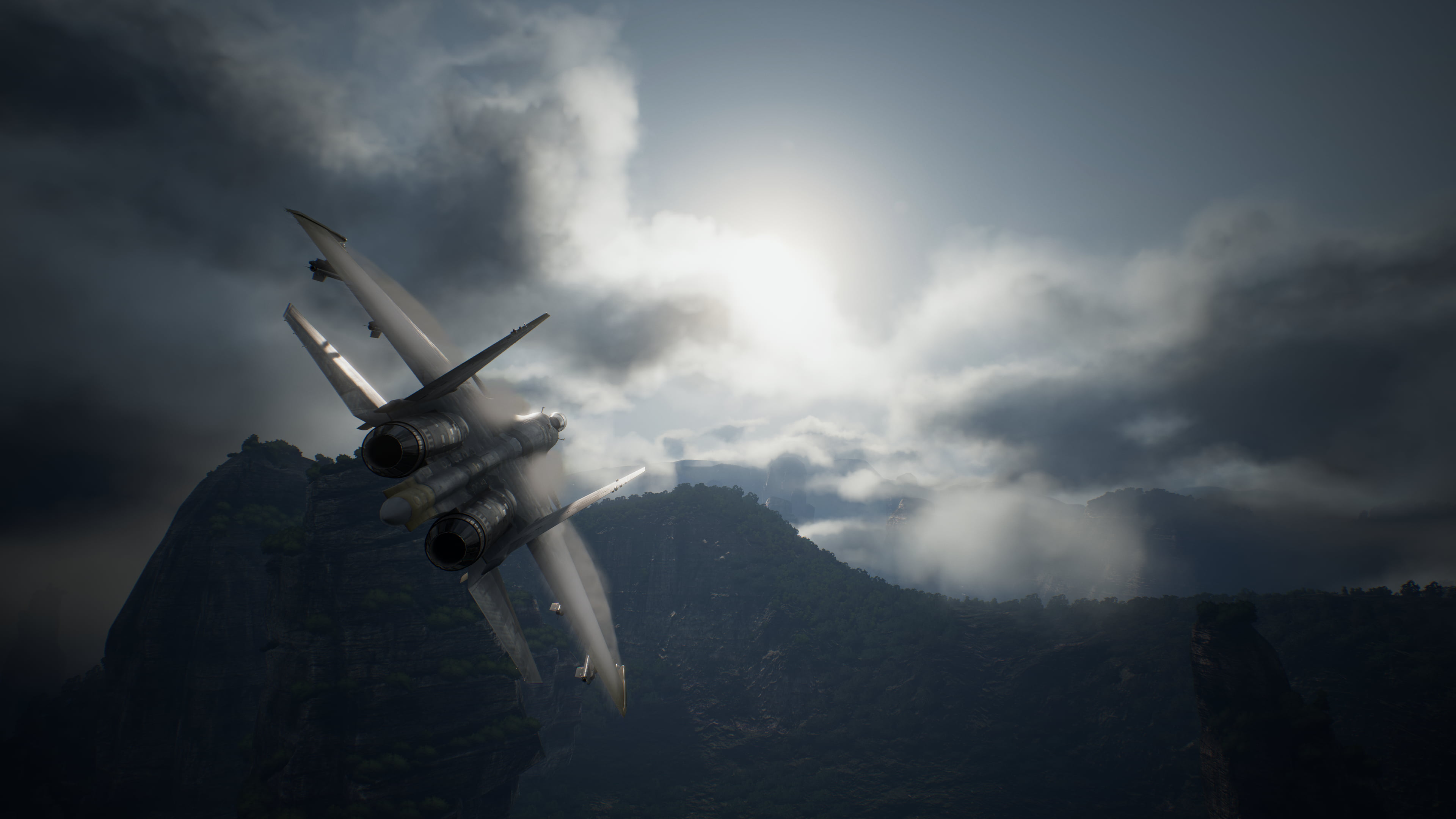 4K, military aircraft, Sukhoi Su-37 Terminator, jet fighter, Ace Combat 7, video games, HD Wallpaper
