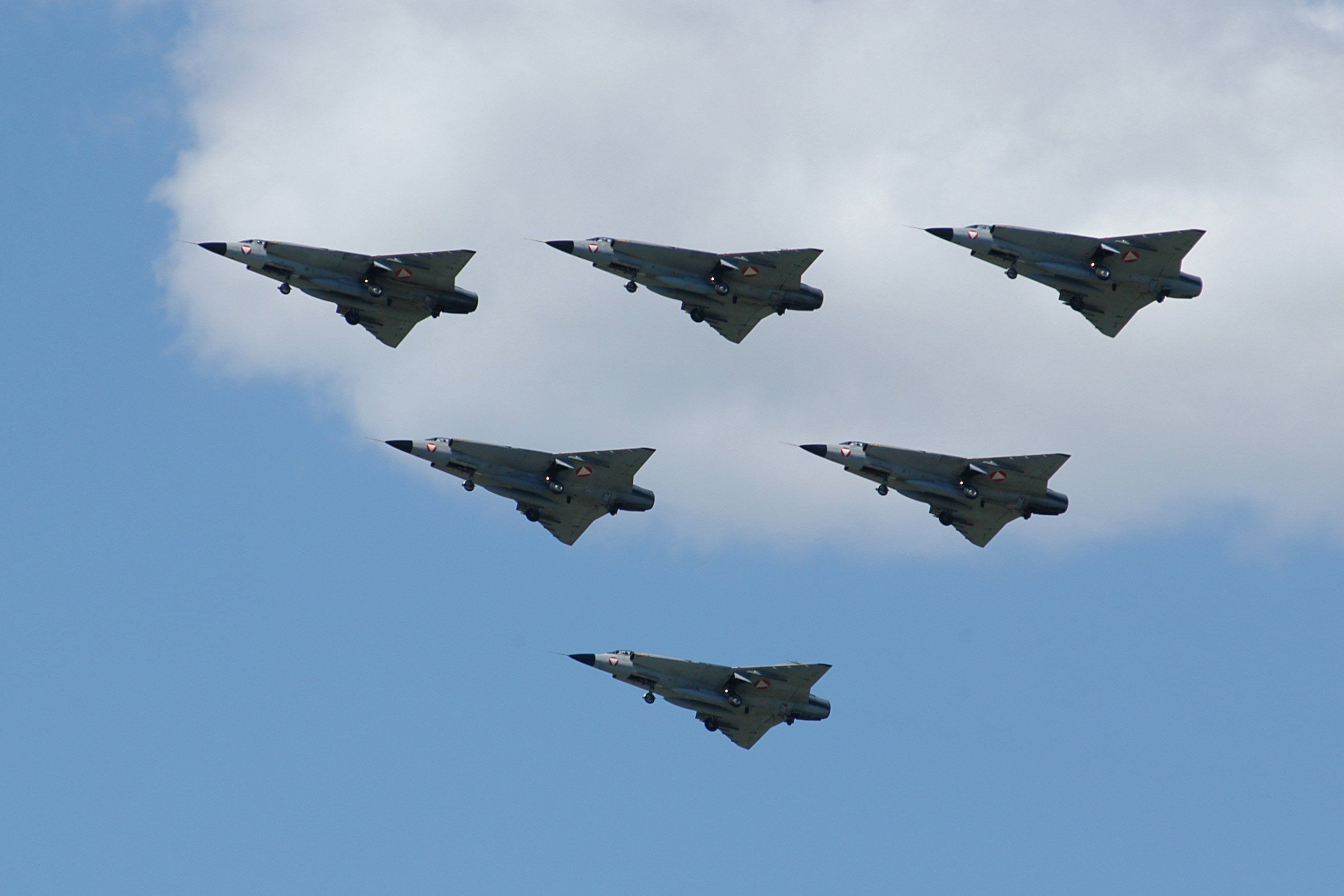 aircraft, jet, fighter, draken, saab, swedish, 2K, air, military, force, HD Wallpaper