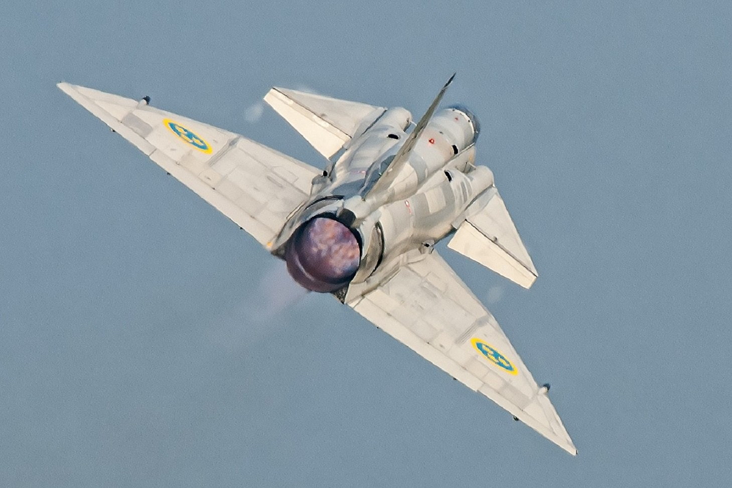 viggen, 720P, military, fighter, air, swedish, jet, aircraft, force, HD Wallpaper