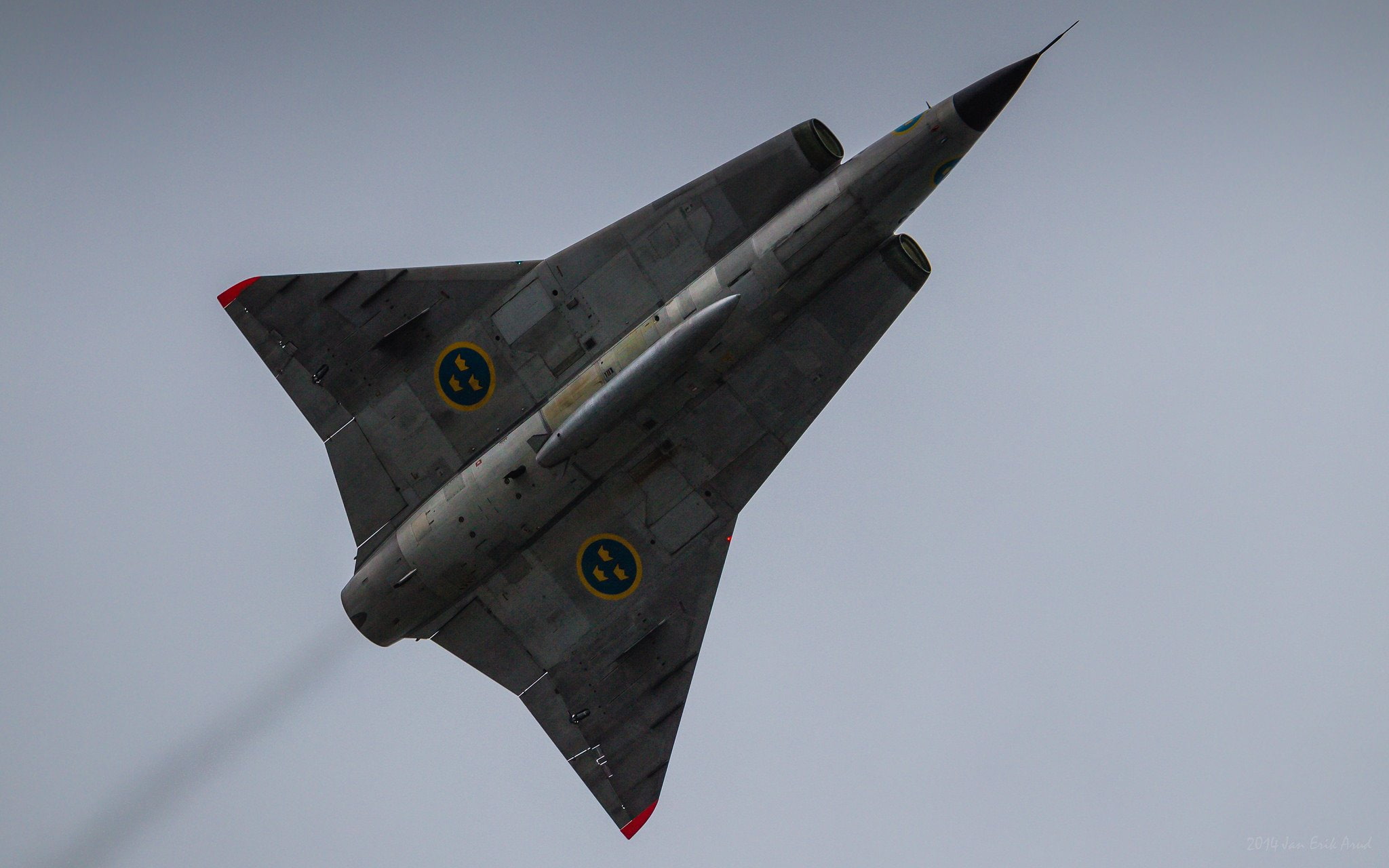 1080P, jet, saab, aircraft, force, draken, air, fighter, military, swedish, HD Wallpaper