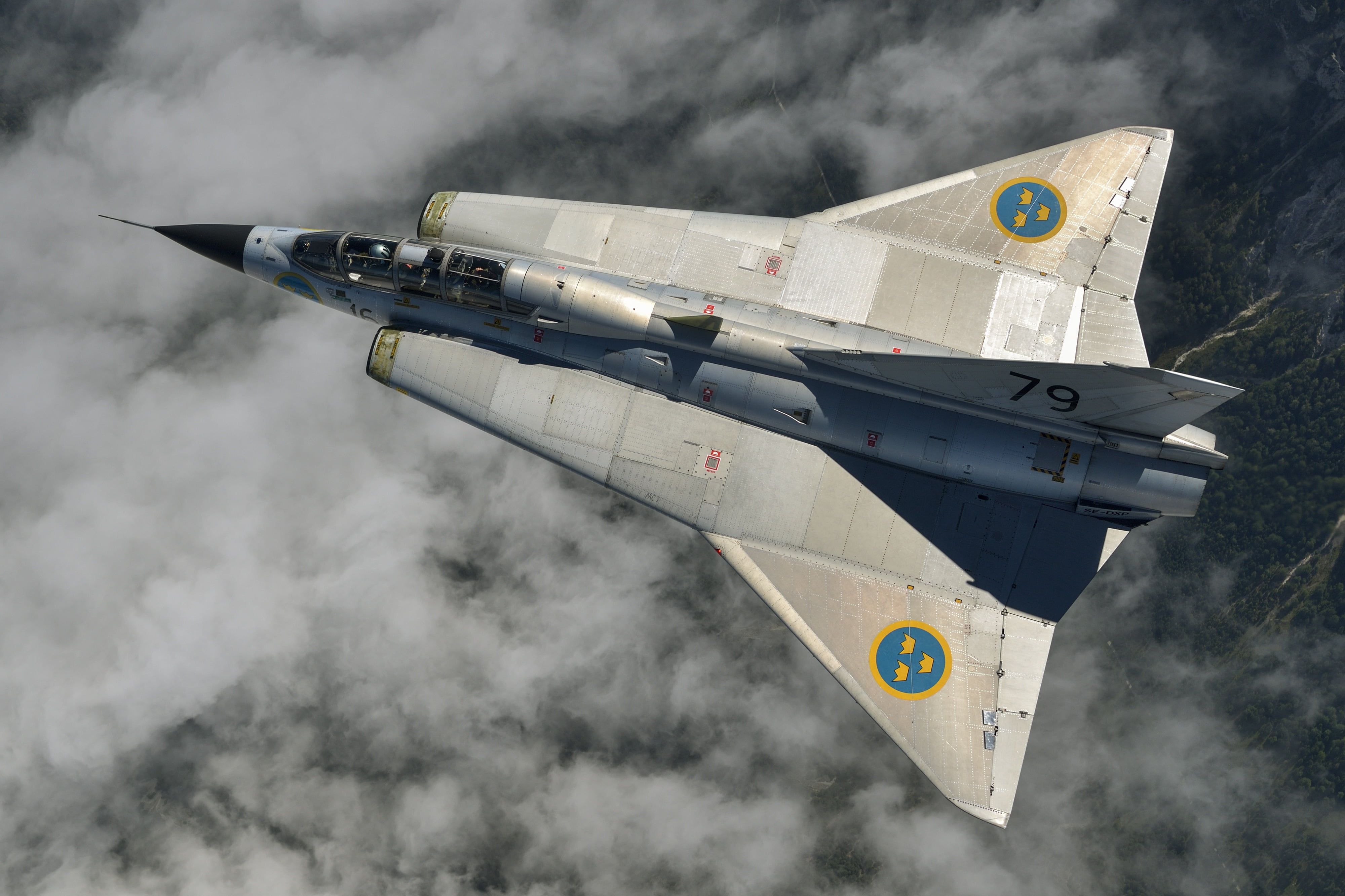 4K, Can 35 Draken, Fighter, You CAN, Swedish air force, HD Wallpaper