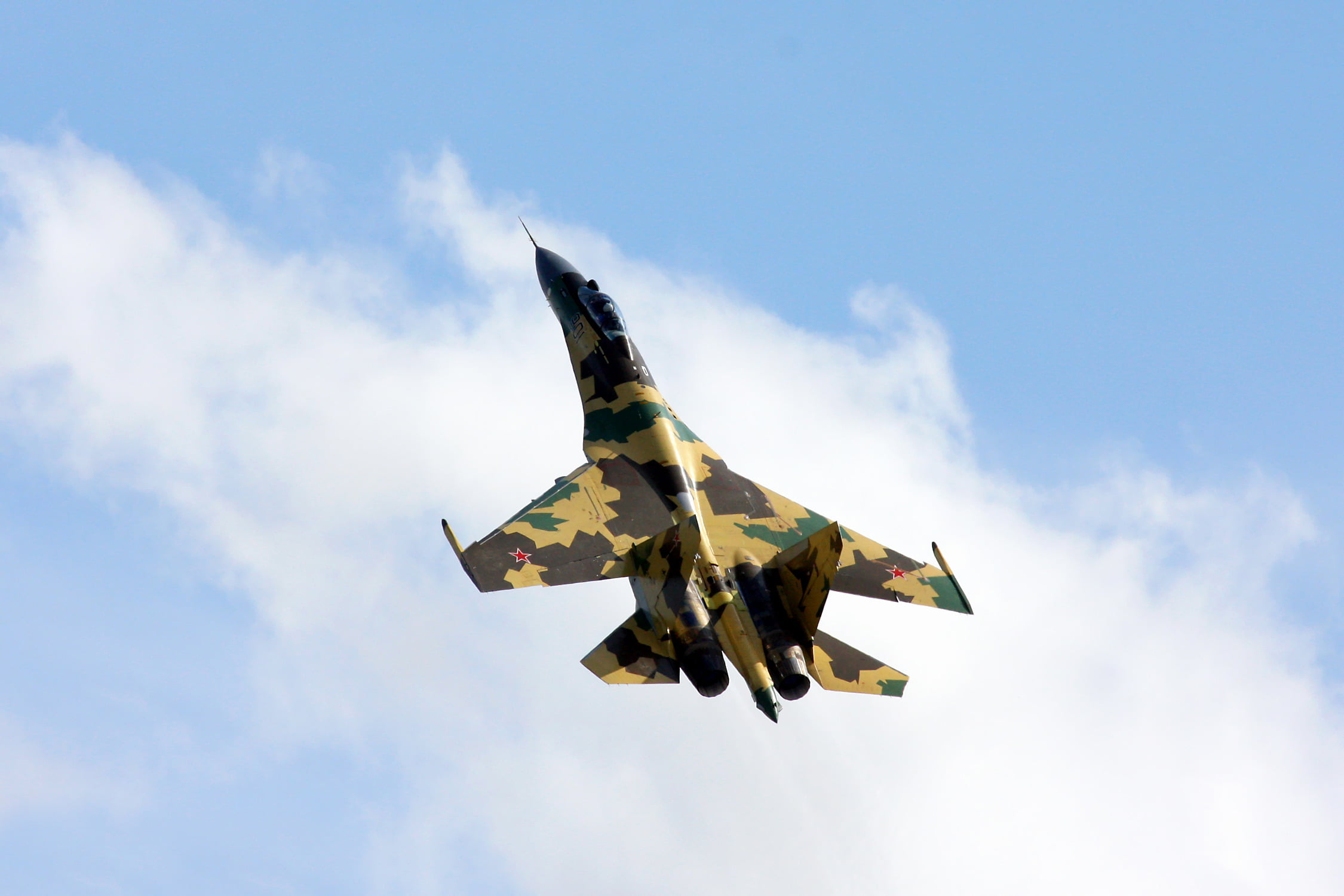 plane, outdoors, transportation, jet, brown, no people, airplane, air force, nature, military airplane, military, the sky, the air, sky, Su35, on the move, HD Wallpaper