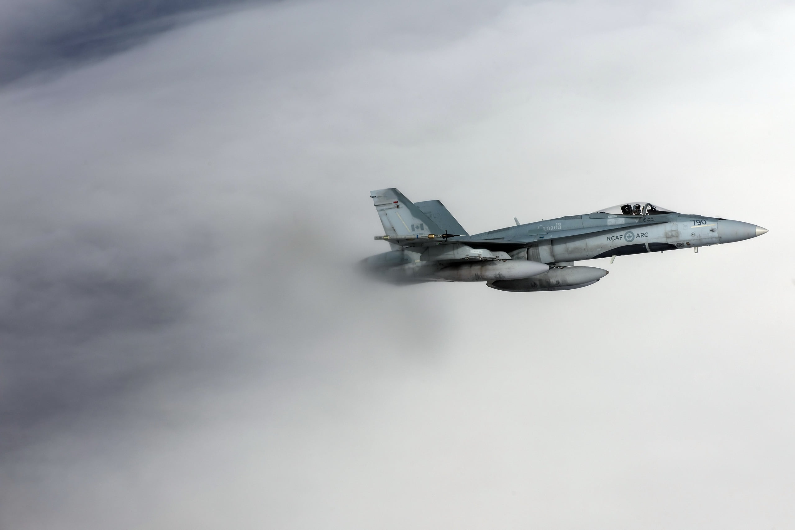 CF-18 Hornet, Royal Canadian Air Force, the plane, 2K, weapons, HD Wallpaper