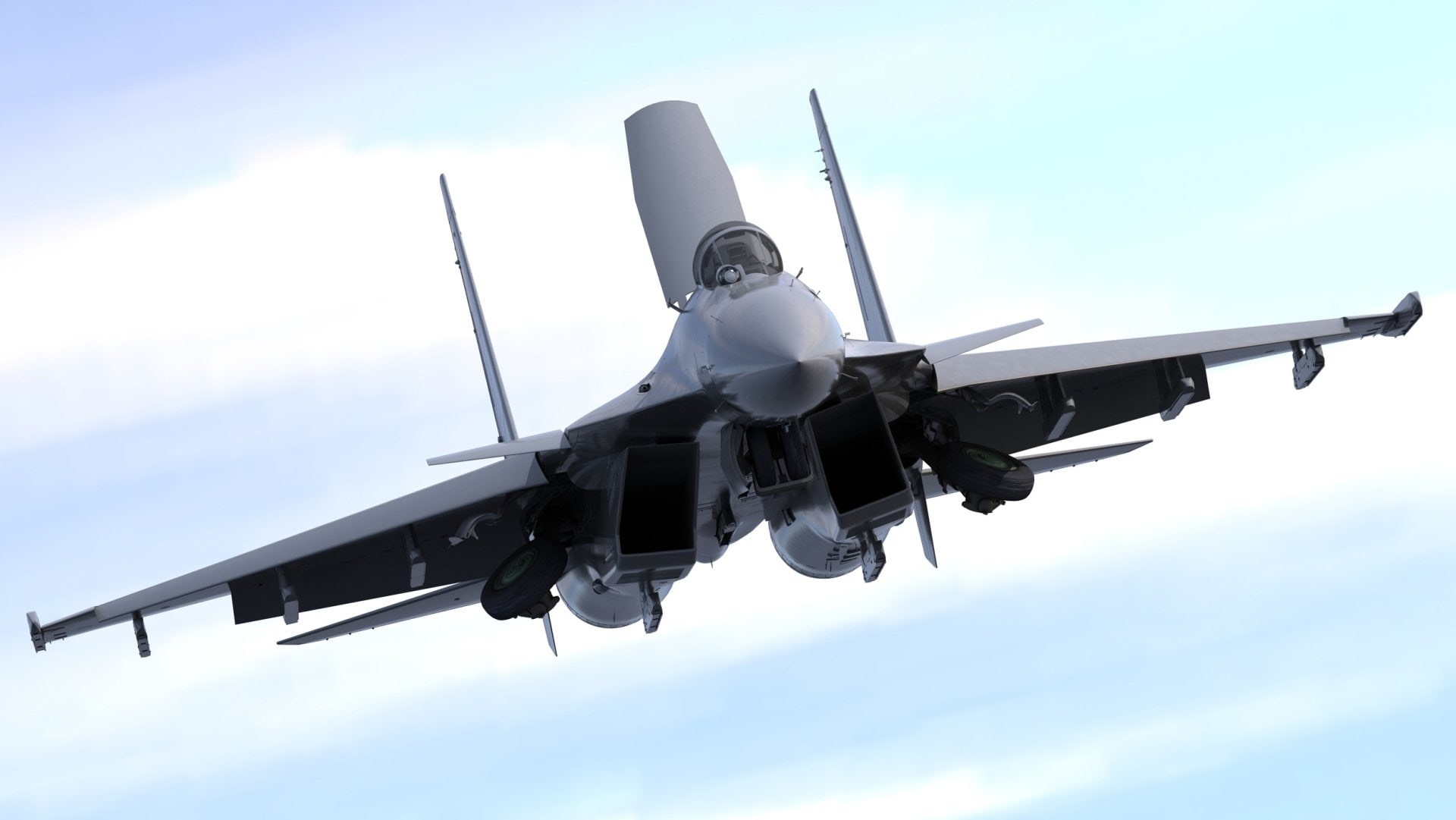 Jet Fighters, Sukhoi Su-33, 1080P, HD Wallpaper