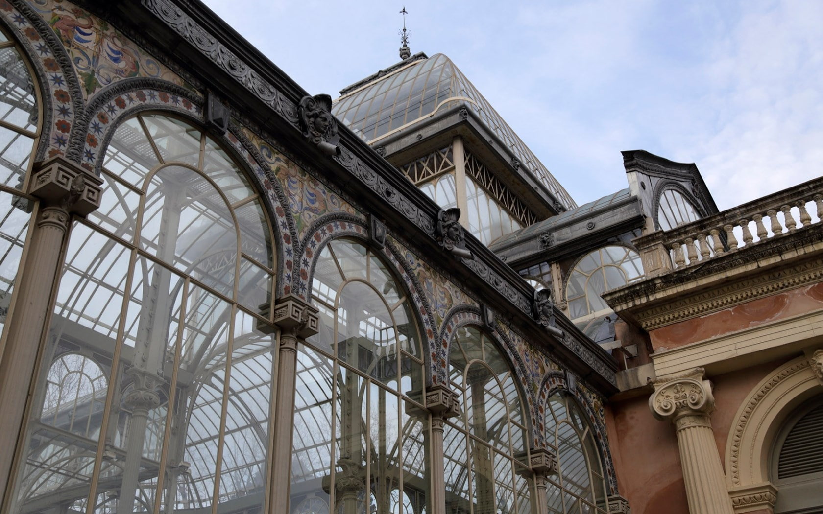 720P, palacio de cristal, HD Wallpaper